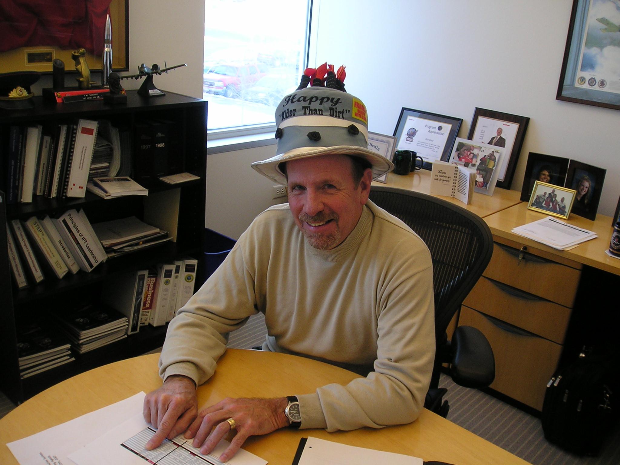 Office birthday celebration, …