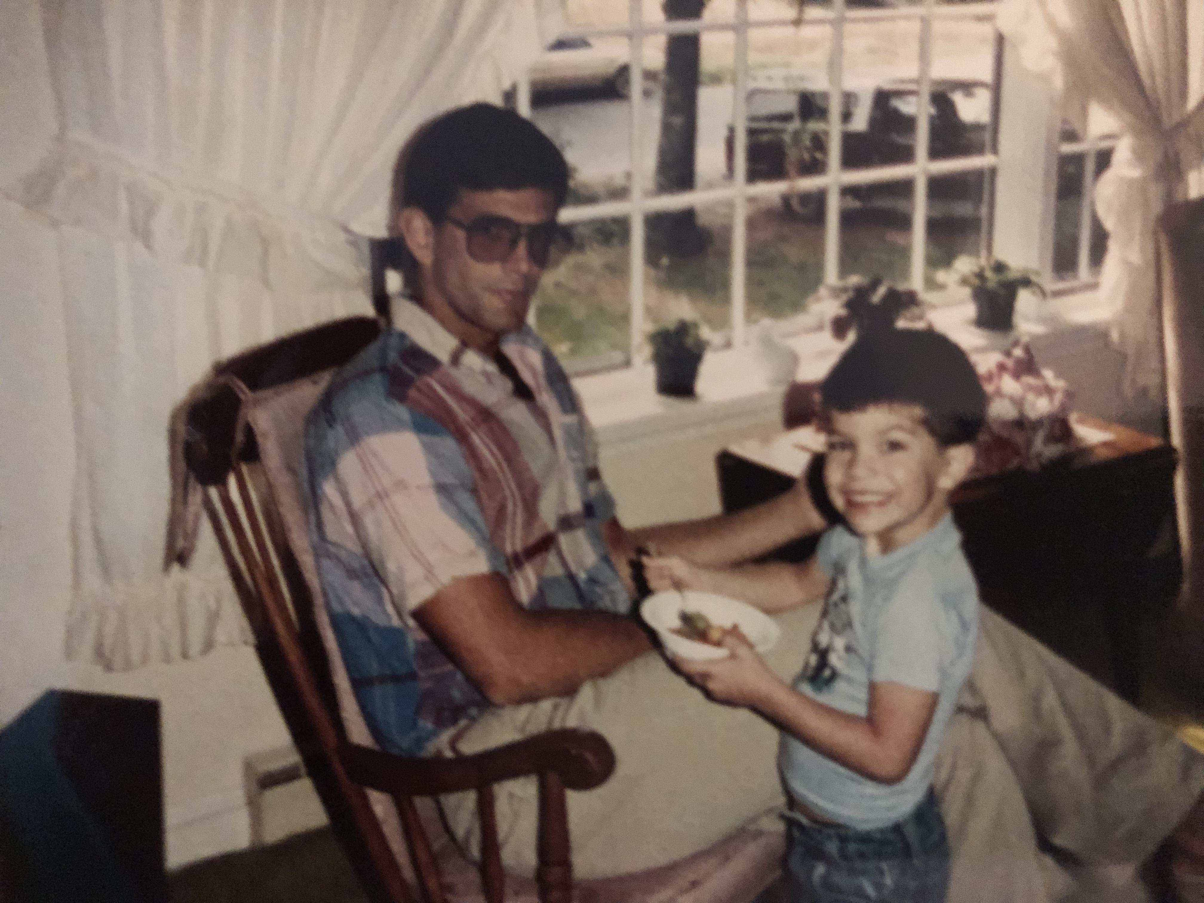 Daniel with his Uncle Maurice.