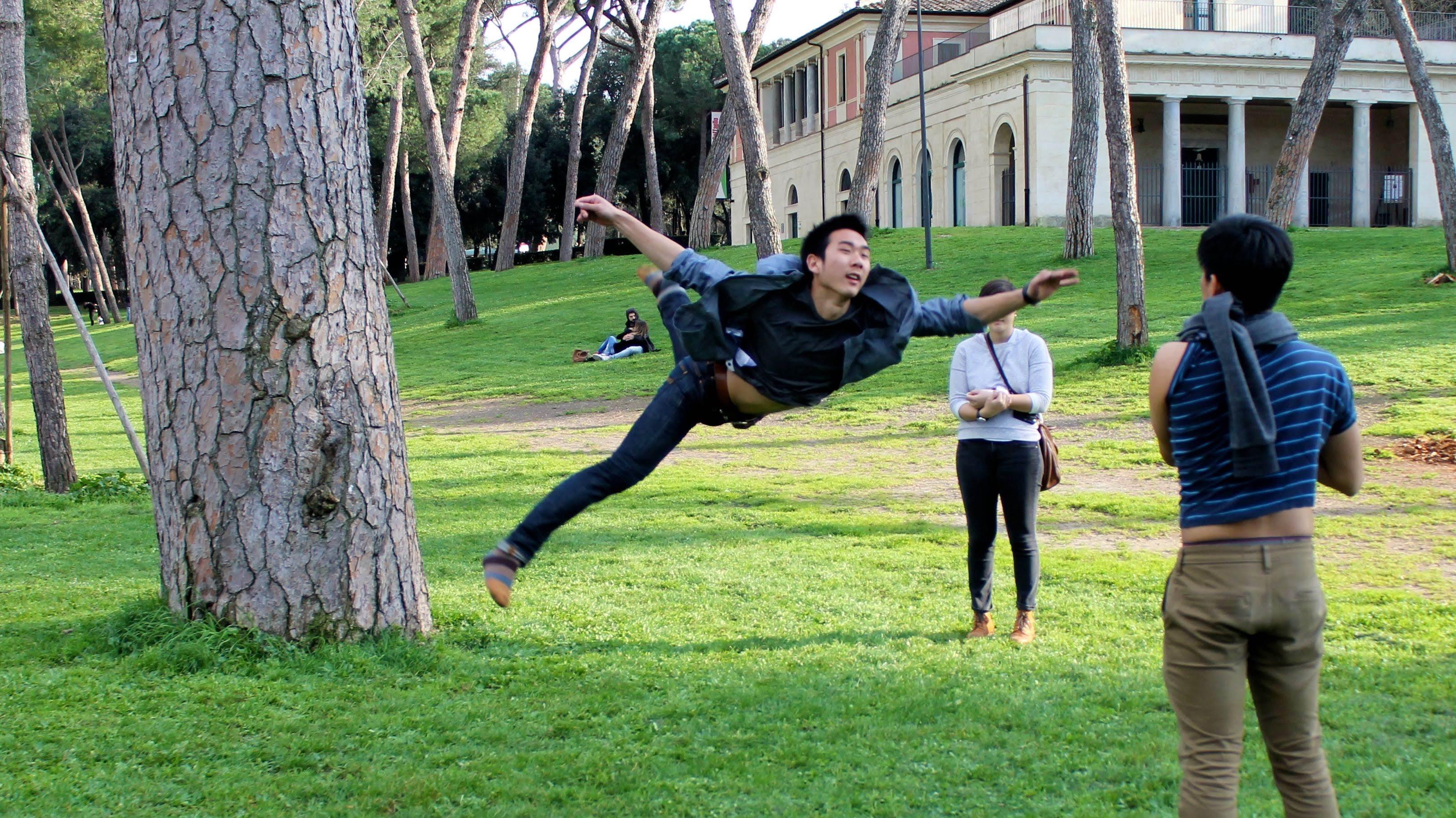 Dancing in the park