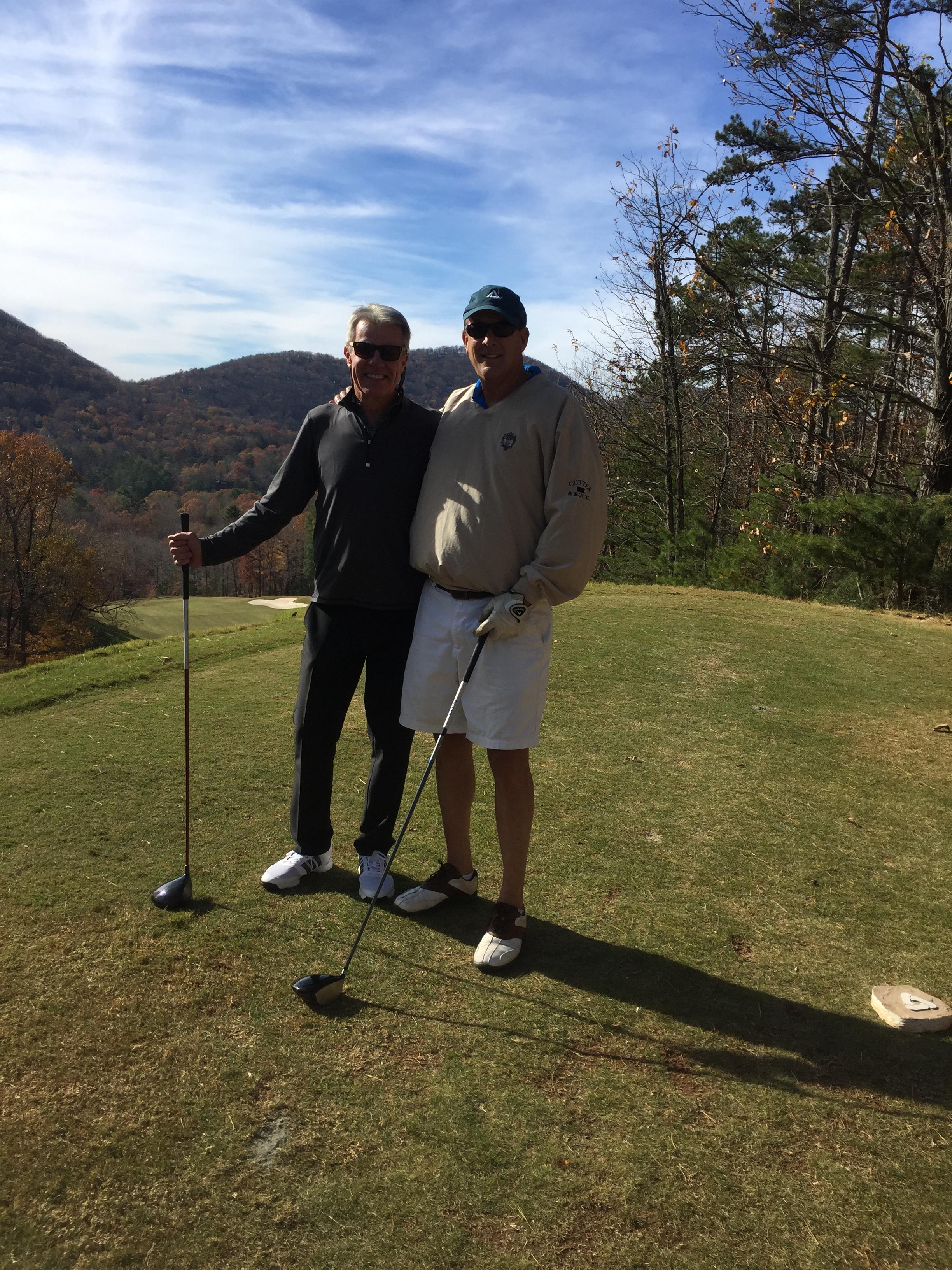 Golfing in Big Canoe