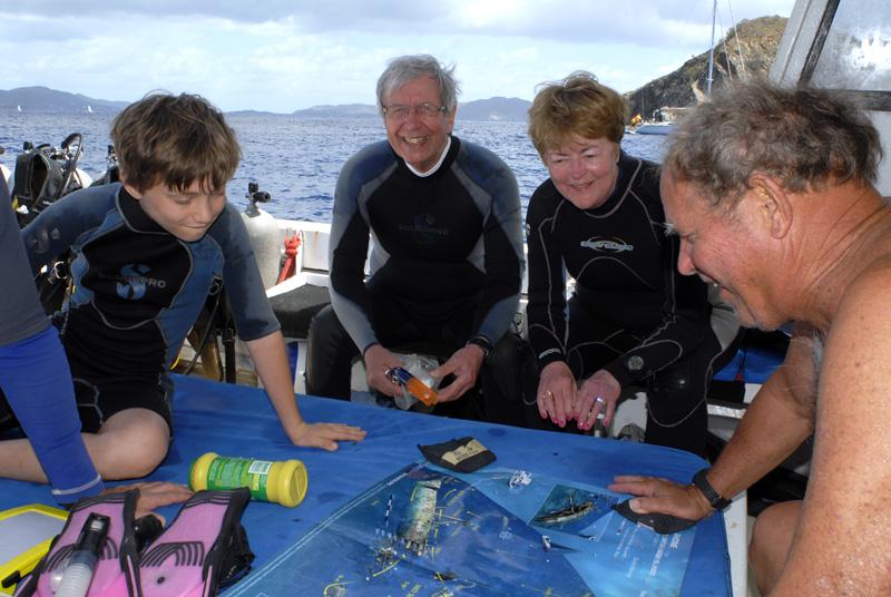 RMS Rhône Pre dive briefing.