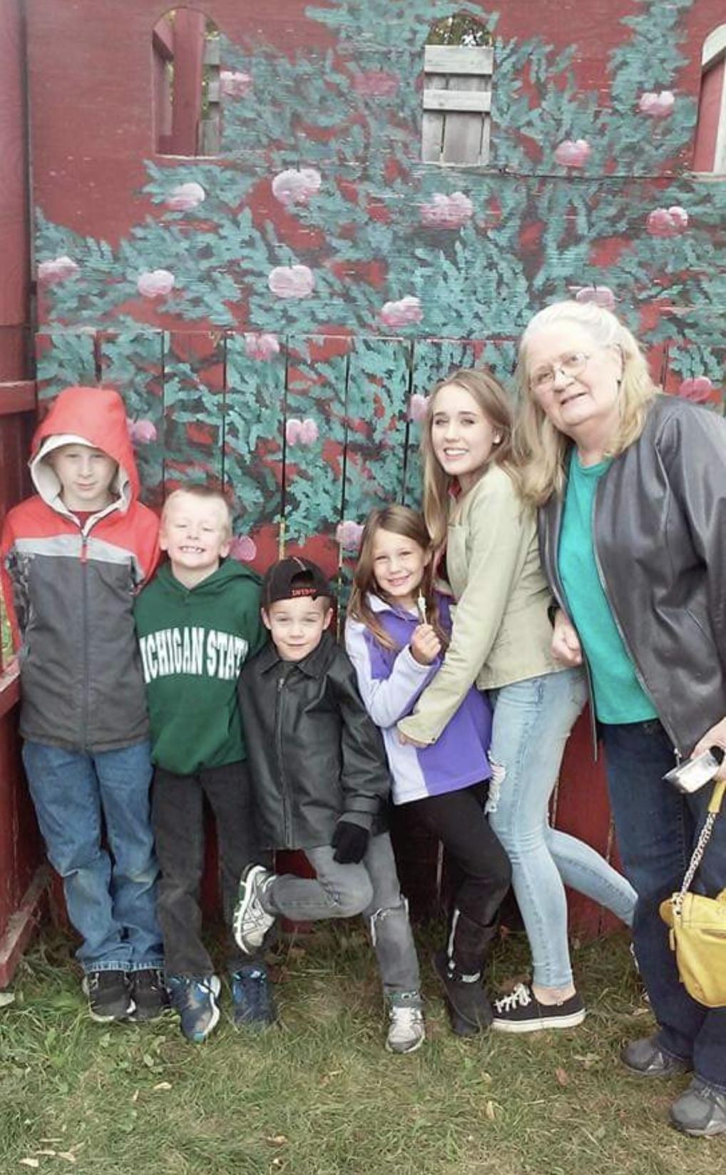 Gramma Byrd with some of her …