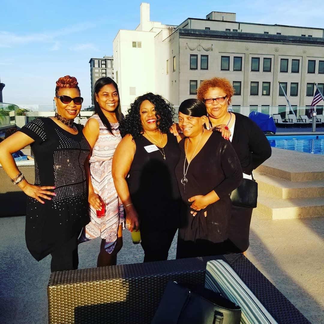 Debbie and Us at Our Hotel Ev…