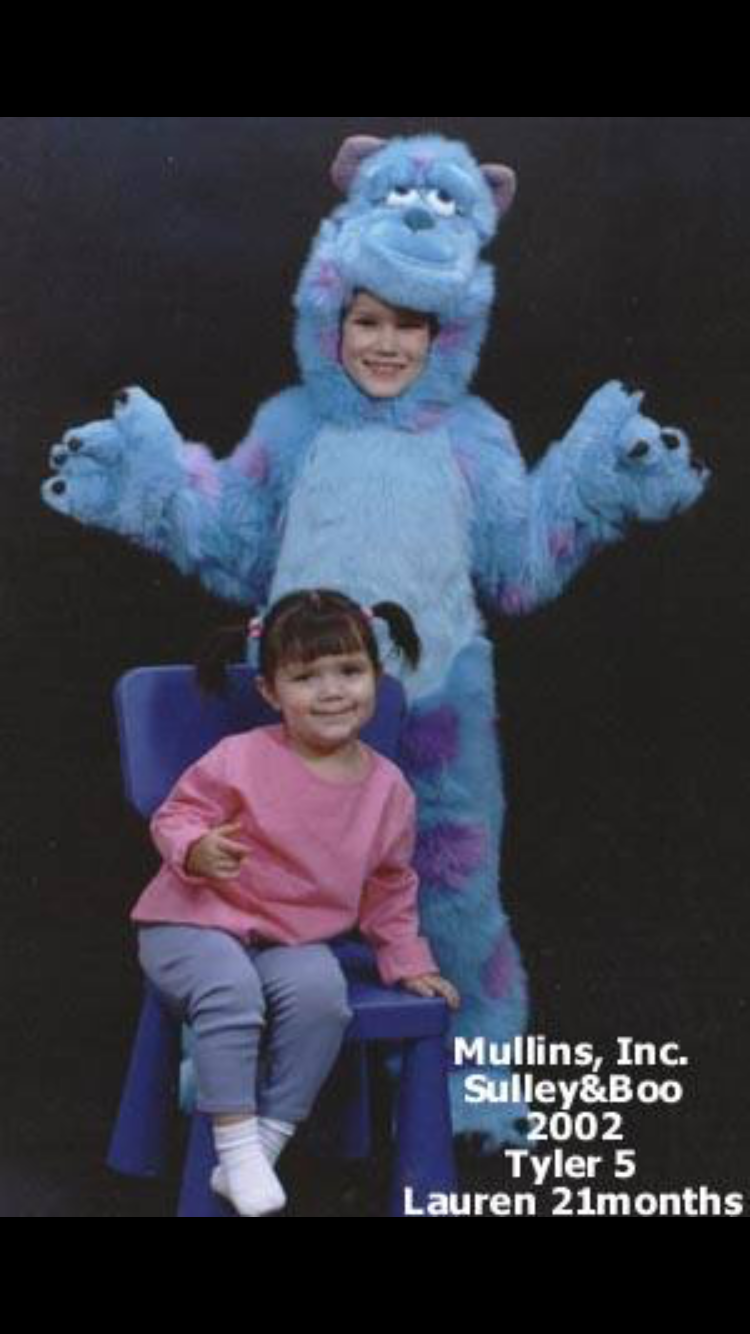 Lauren and I dressed up like …