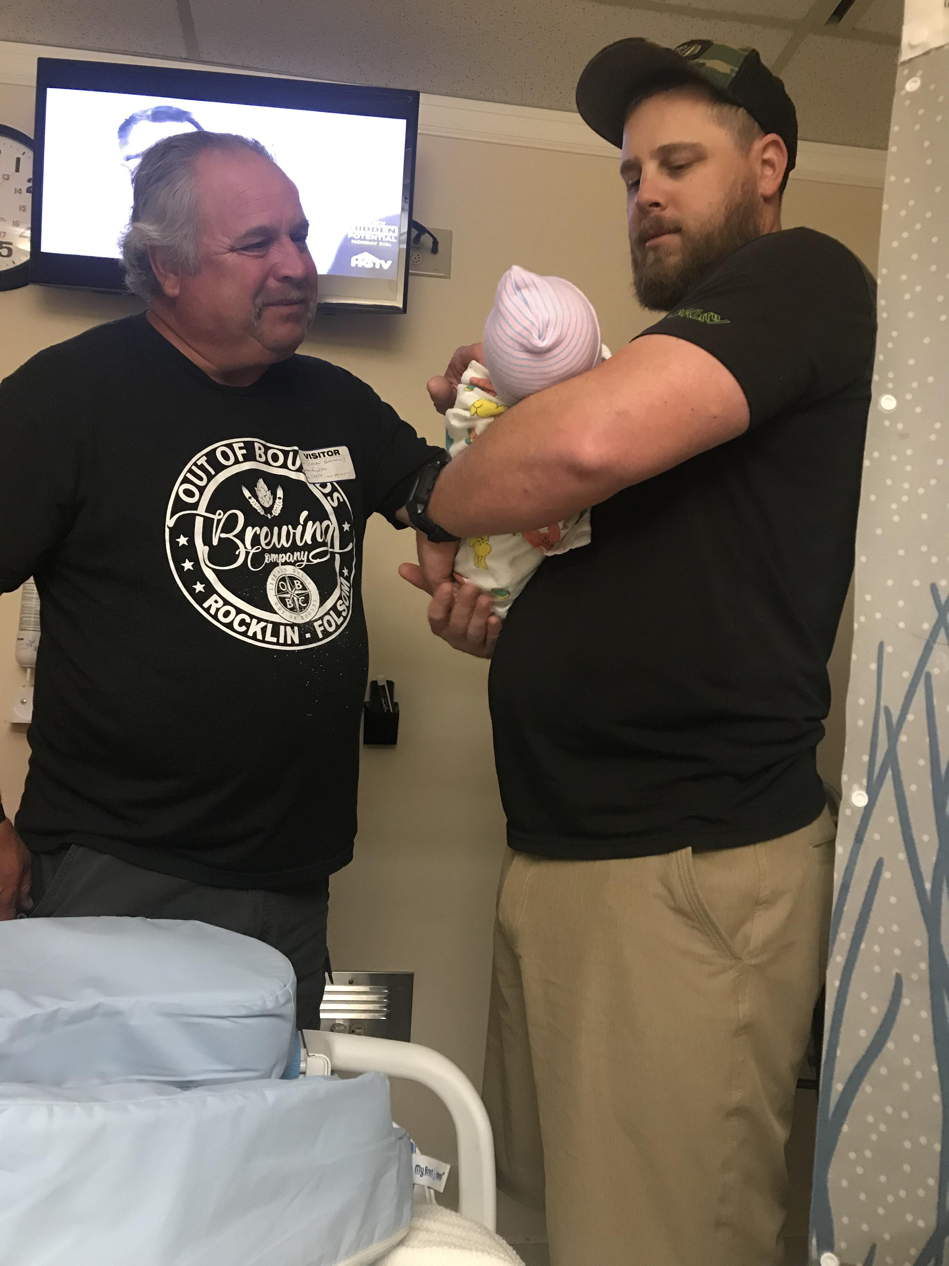 Grandpa Brian with grandbaby …