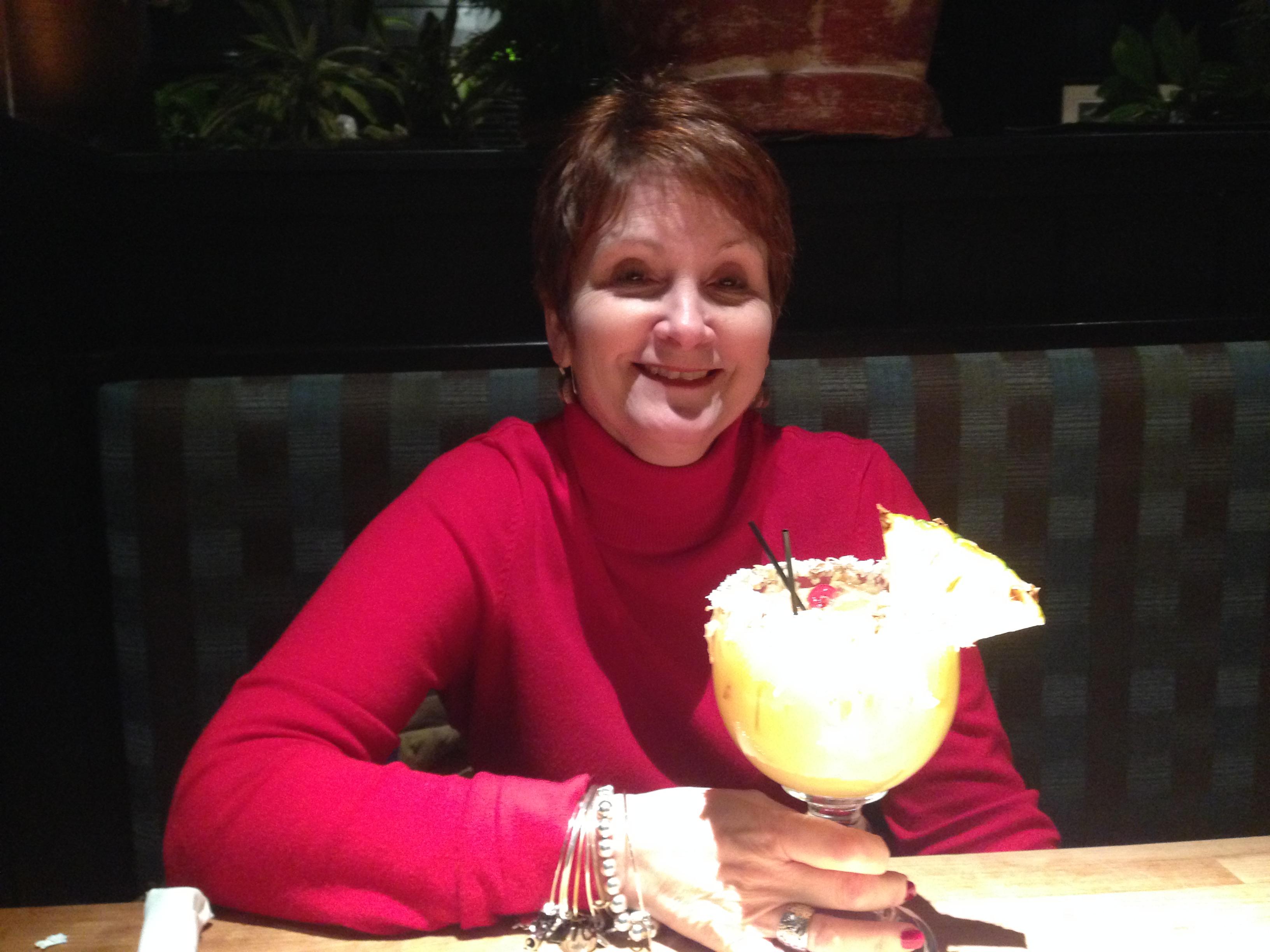 At Restaurant after long trav…