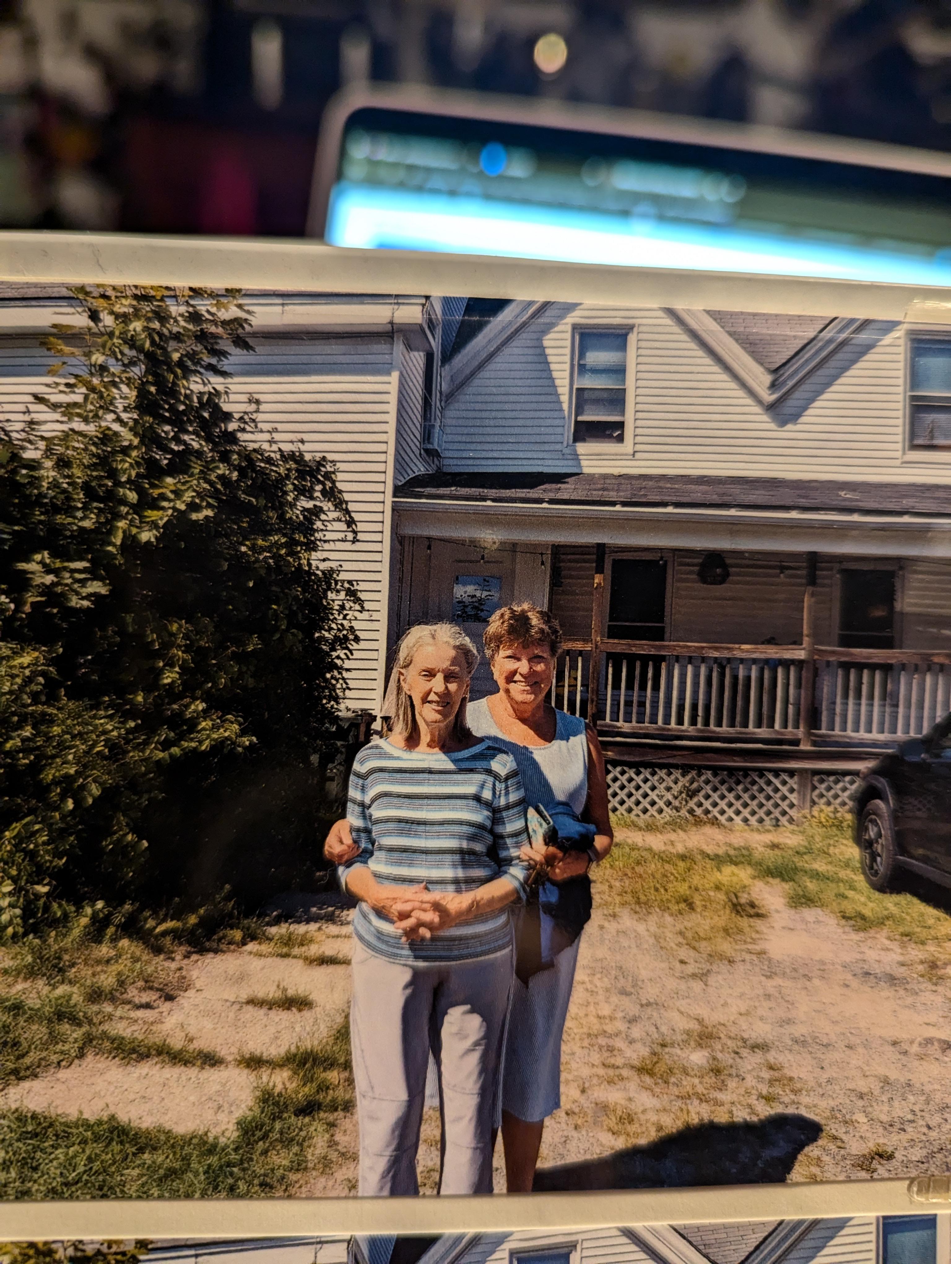 Sherry and her BFF June visit…