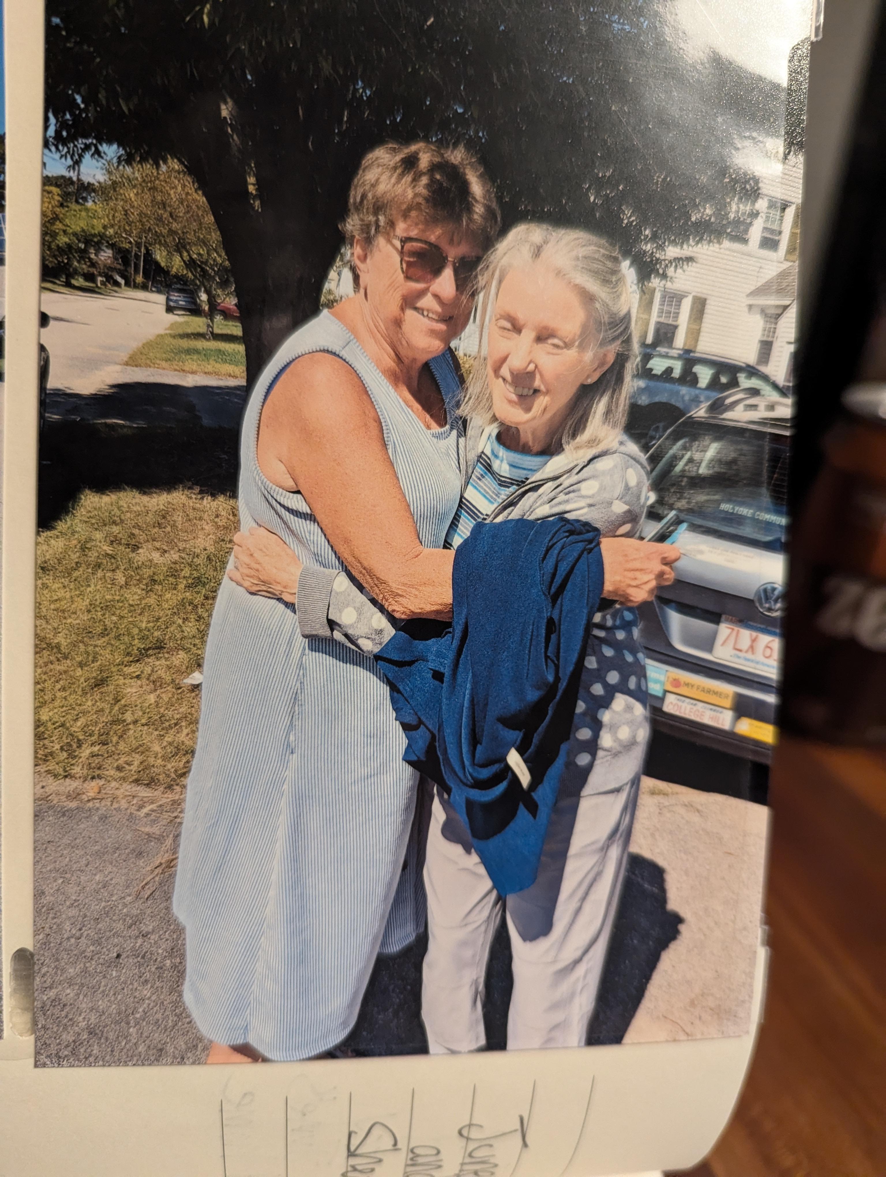 Sherry and her BFF June visit…