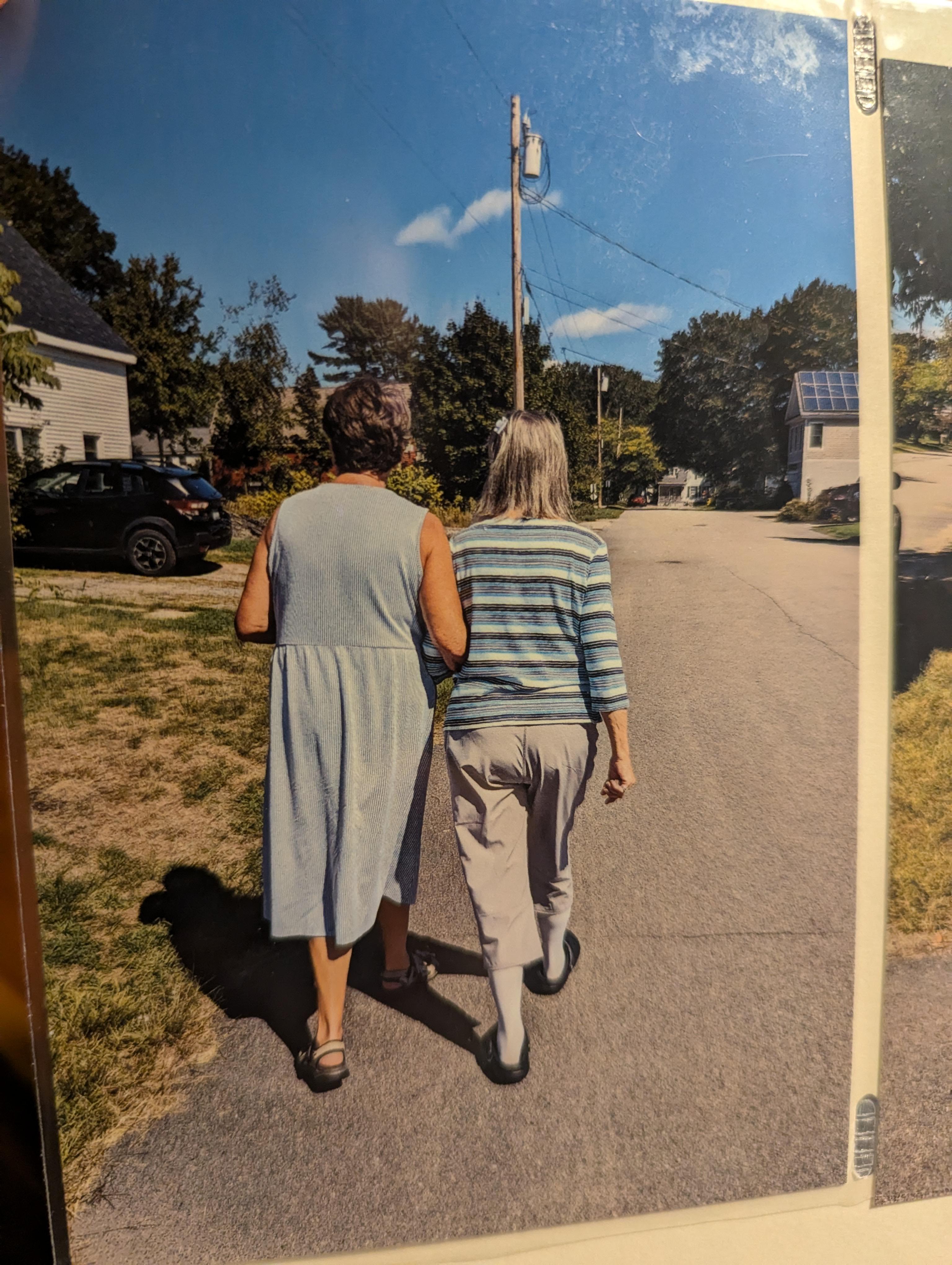 Sherry and her BFF June visit…