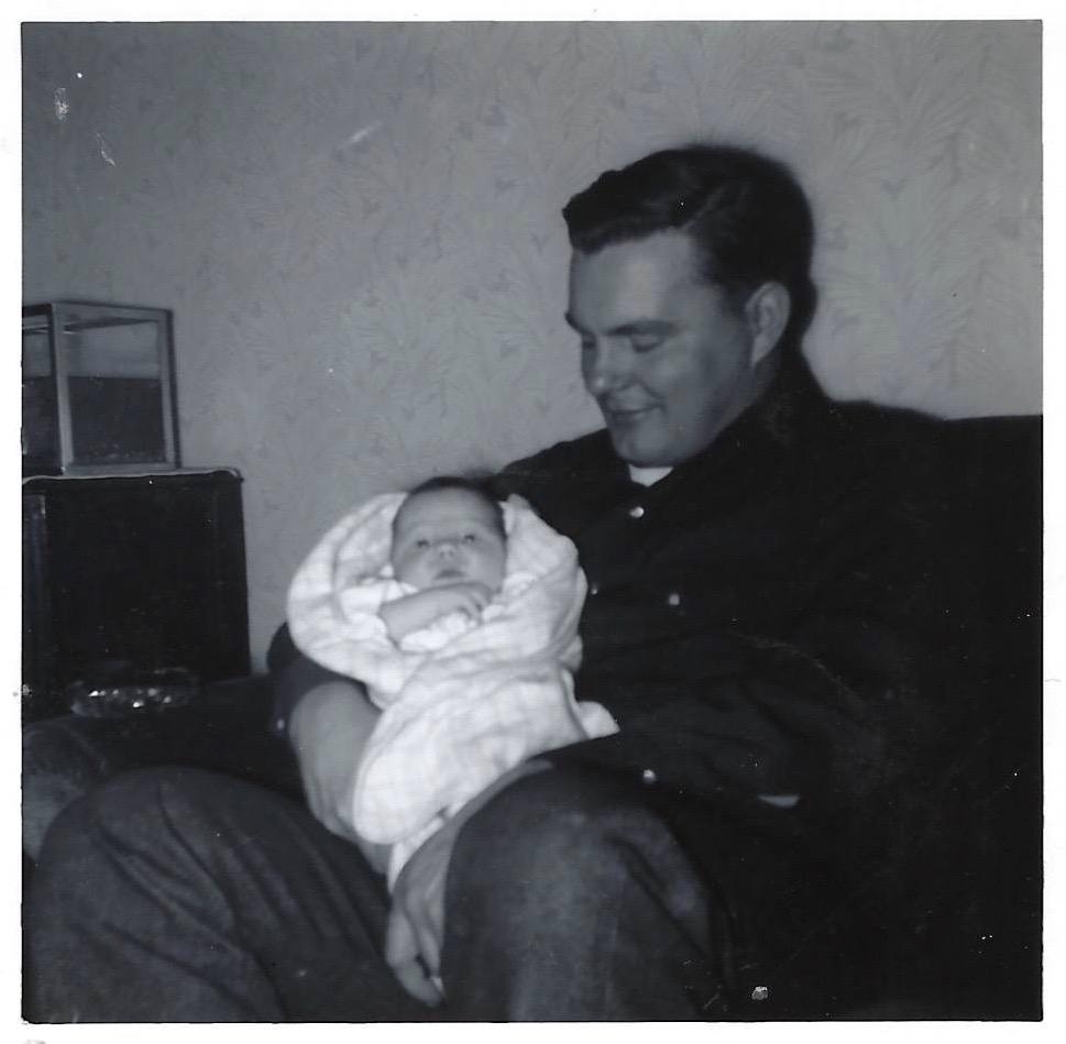 Baby Tom with his father, Pat…