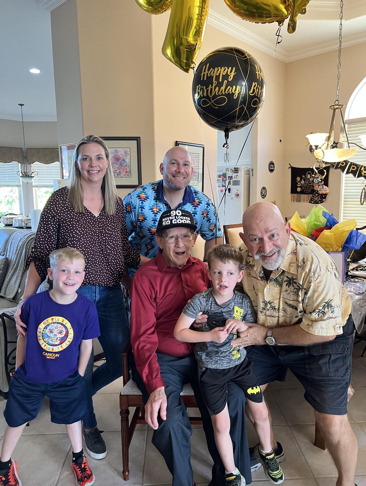 Marty’s 90th birthday