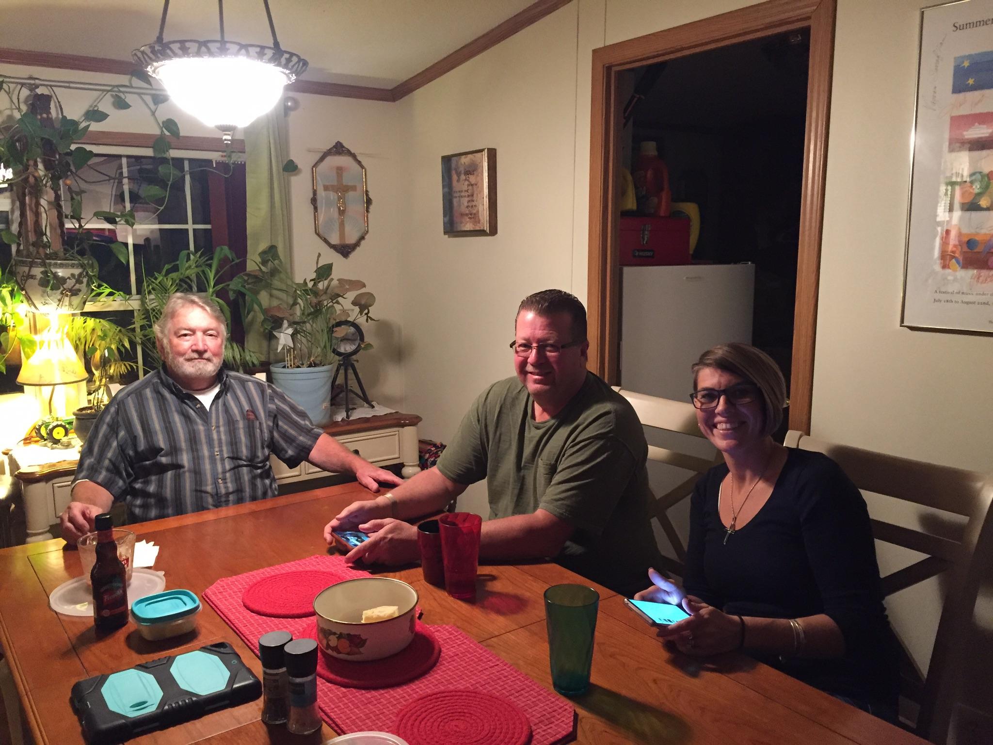 Dinner with Ashley, John and …