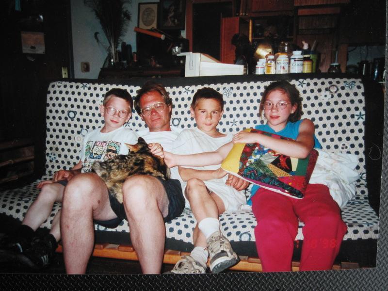 Larry and his children
