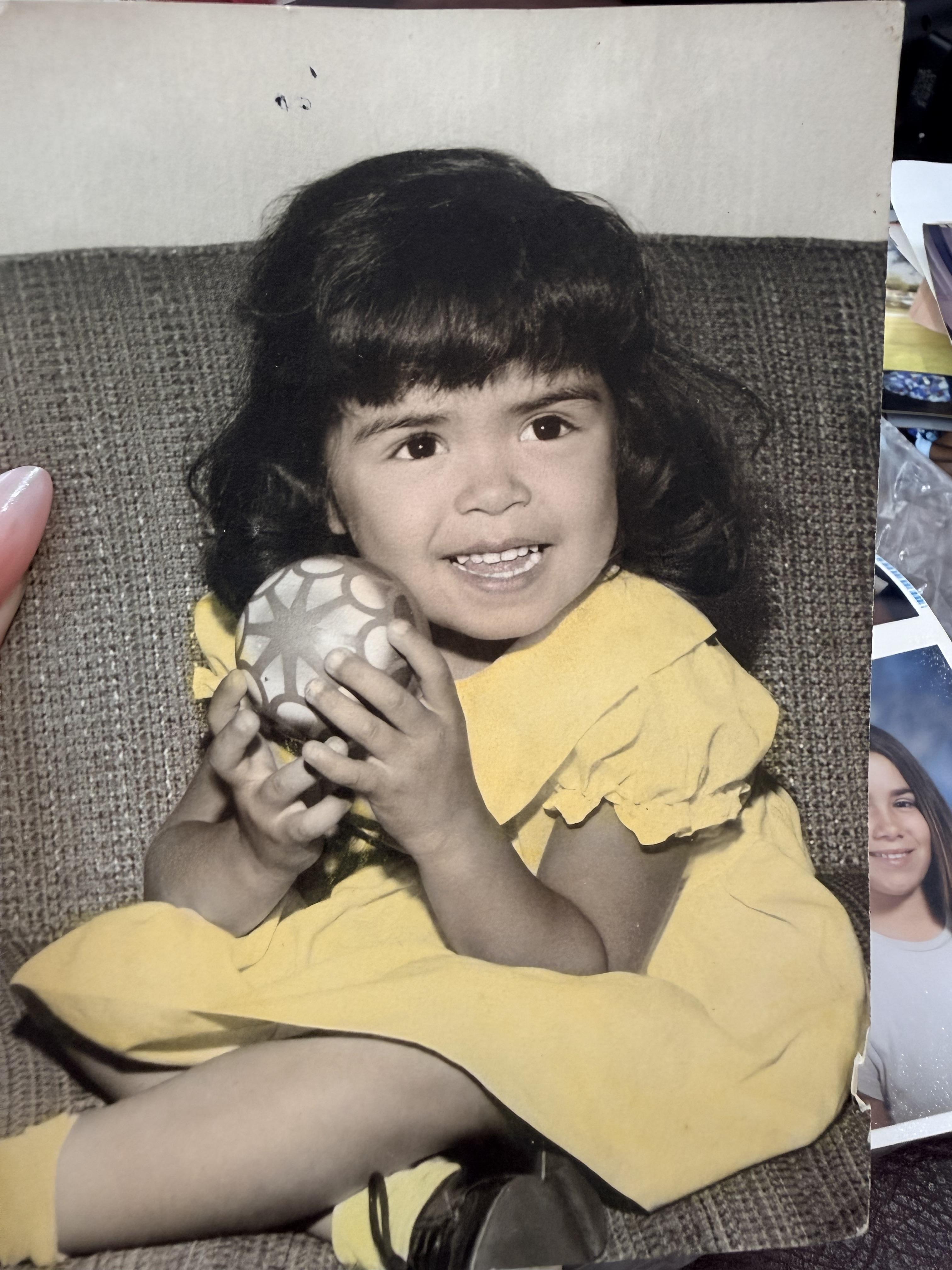 My Mom. When she was a little…