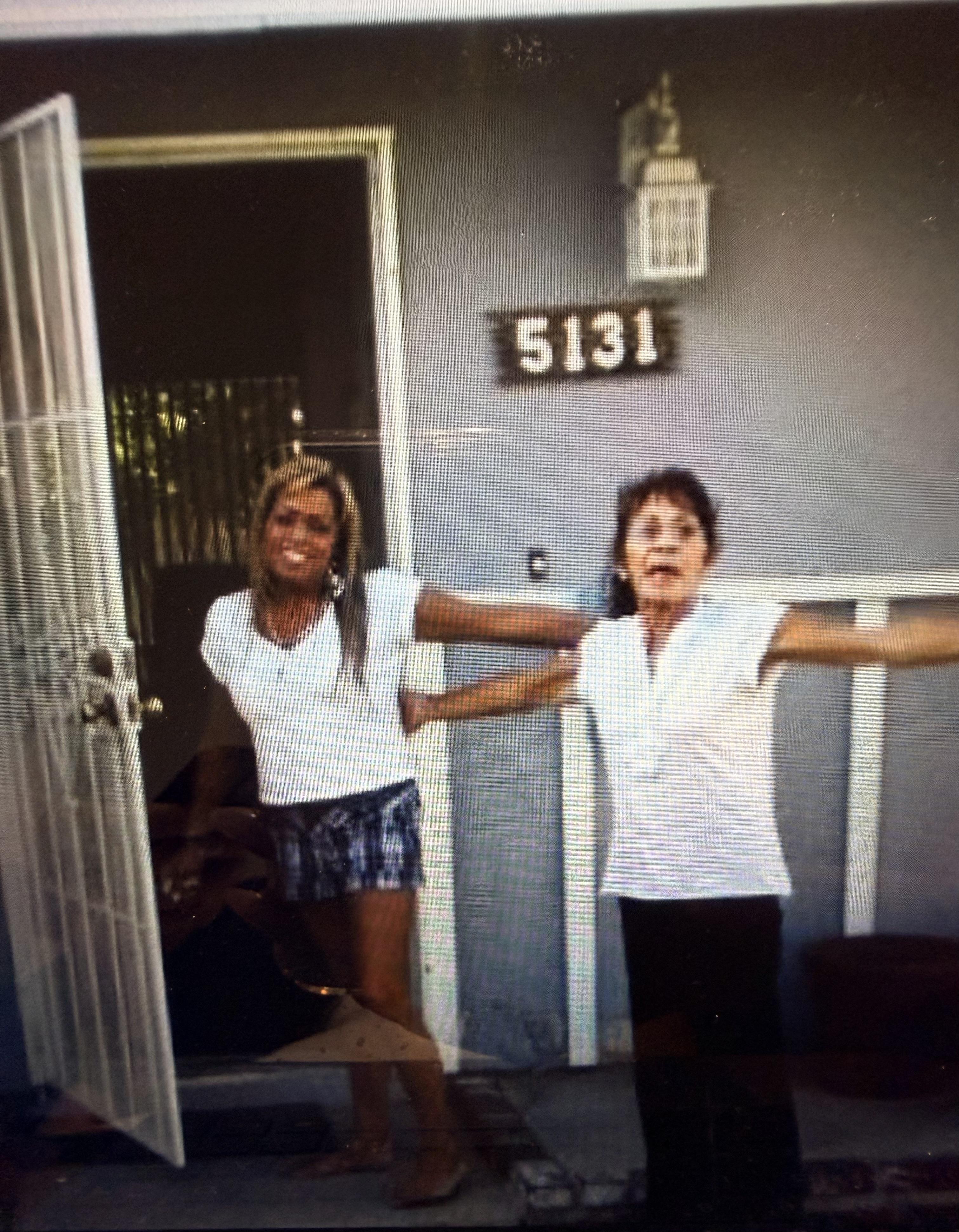 My mom and my grandma. They w…