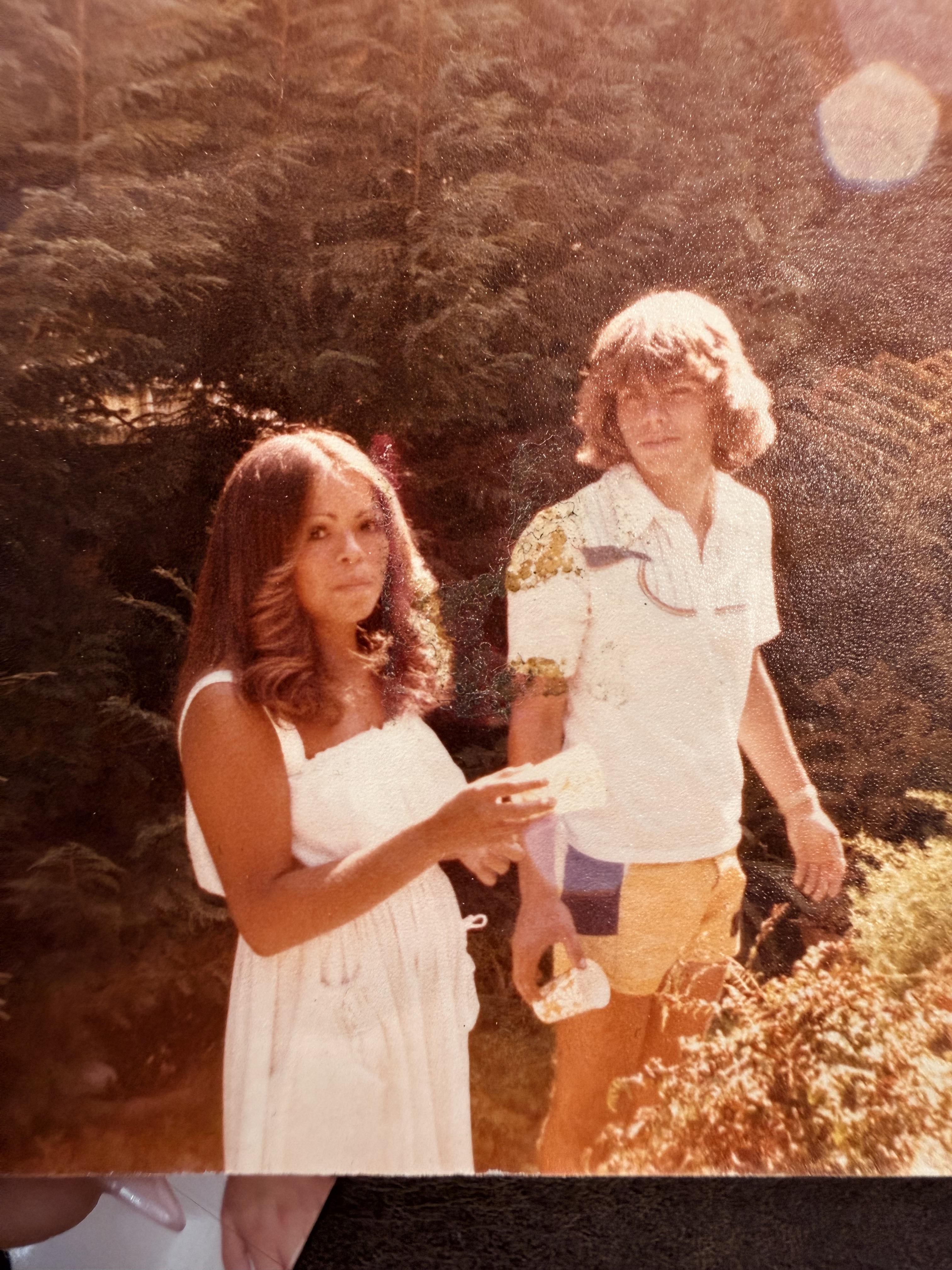 Mom and Dad. High school days…