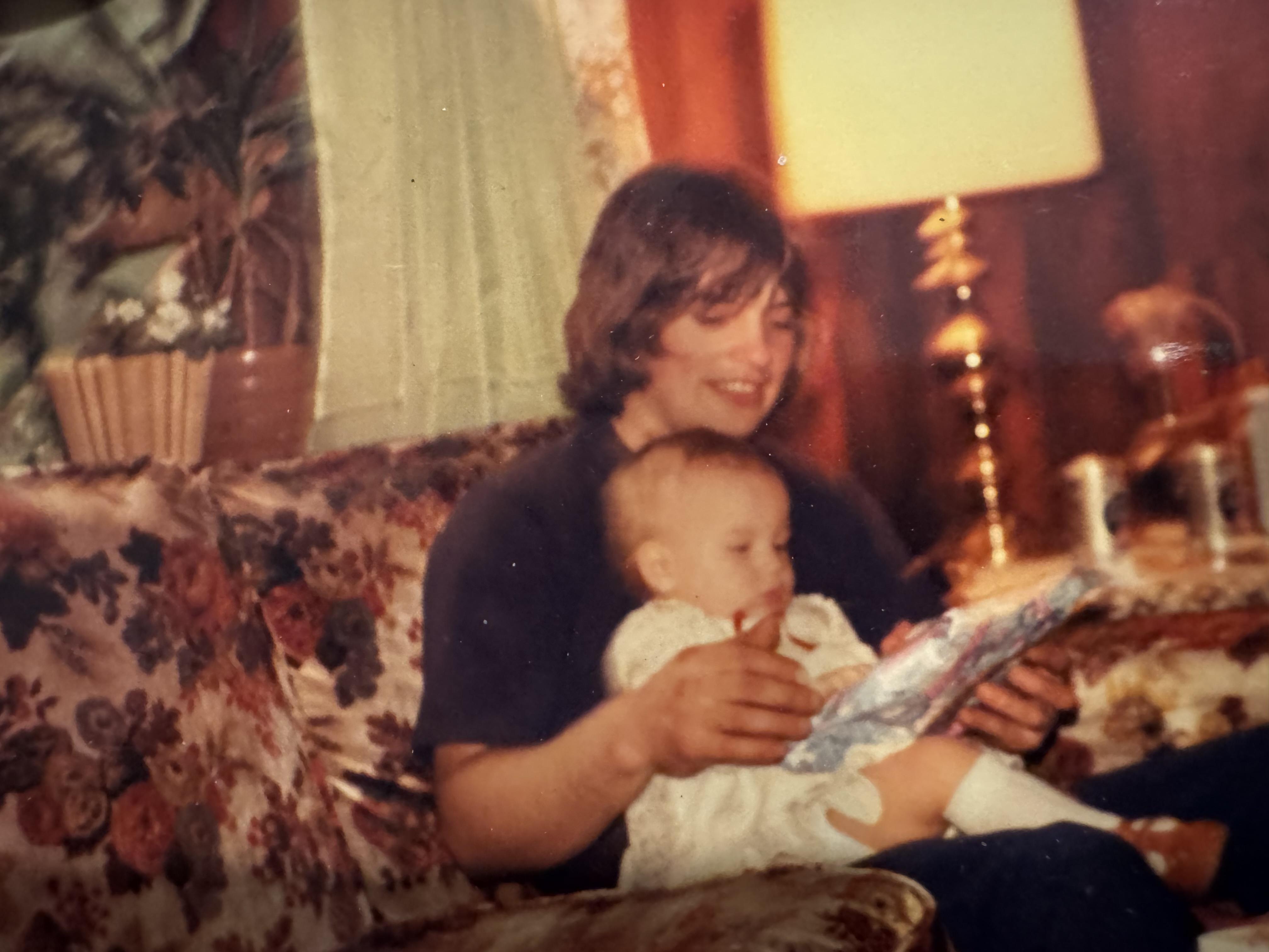 Me and Dad at my first birthd…