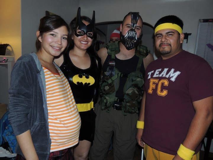 Baby shower costume party