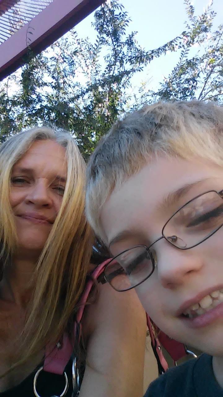 Cathy and her grandson William