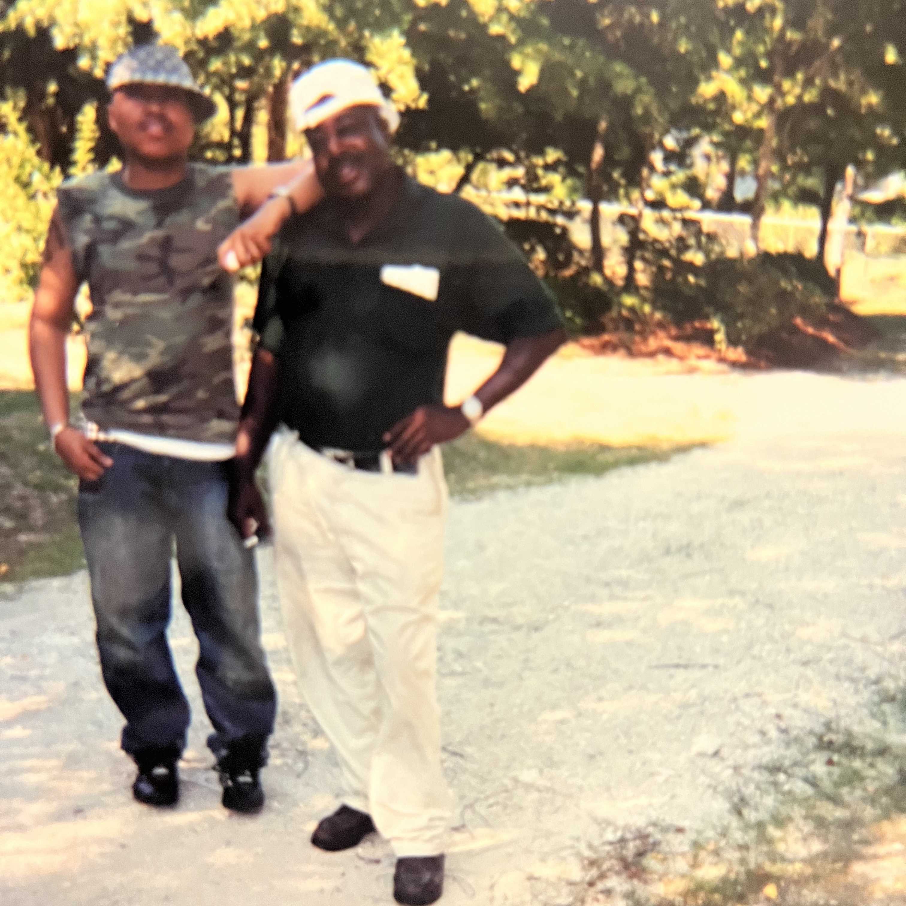 Chilling with grandpa Ralph