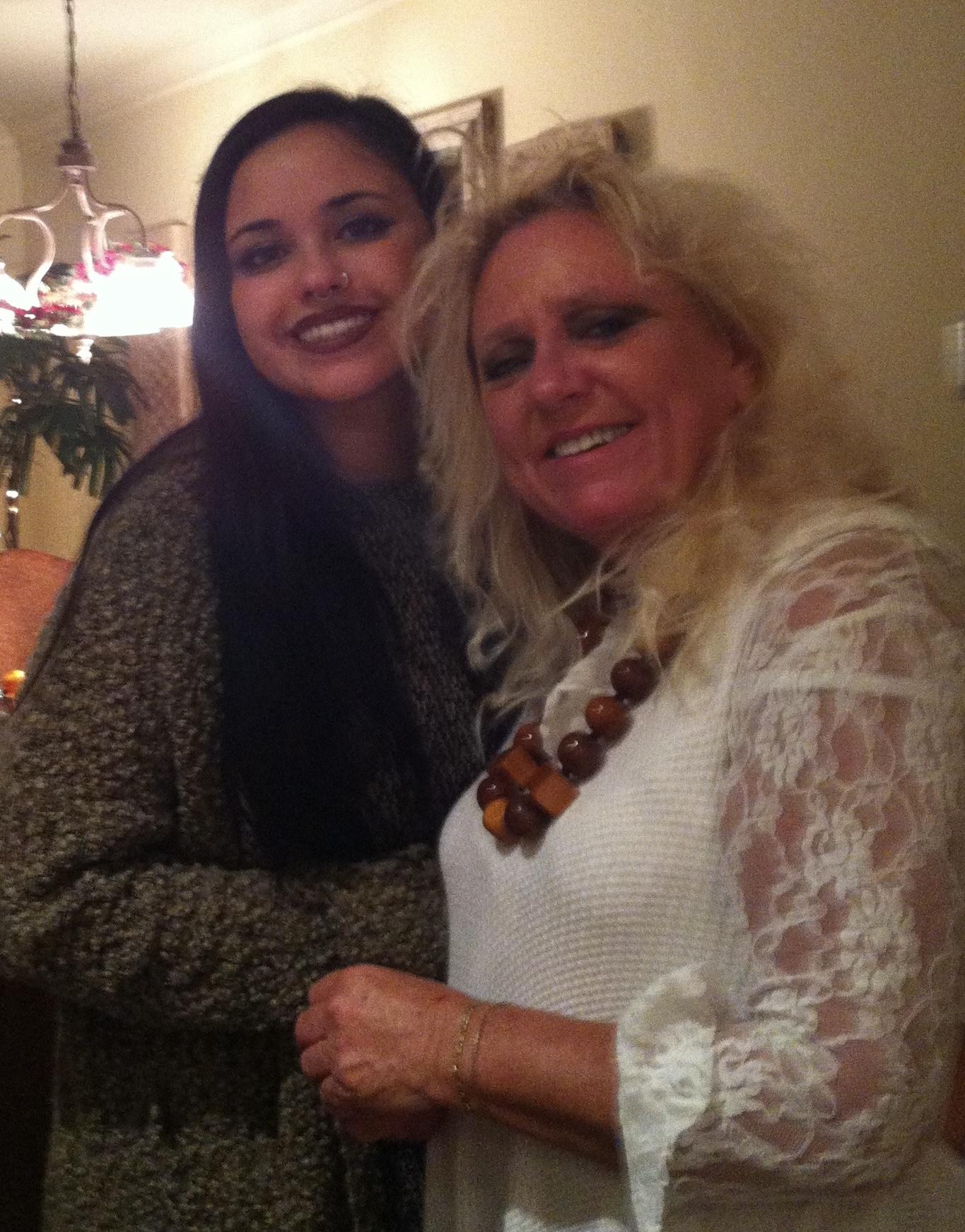 Kathy with niece Ashley