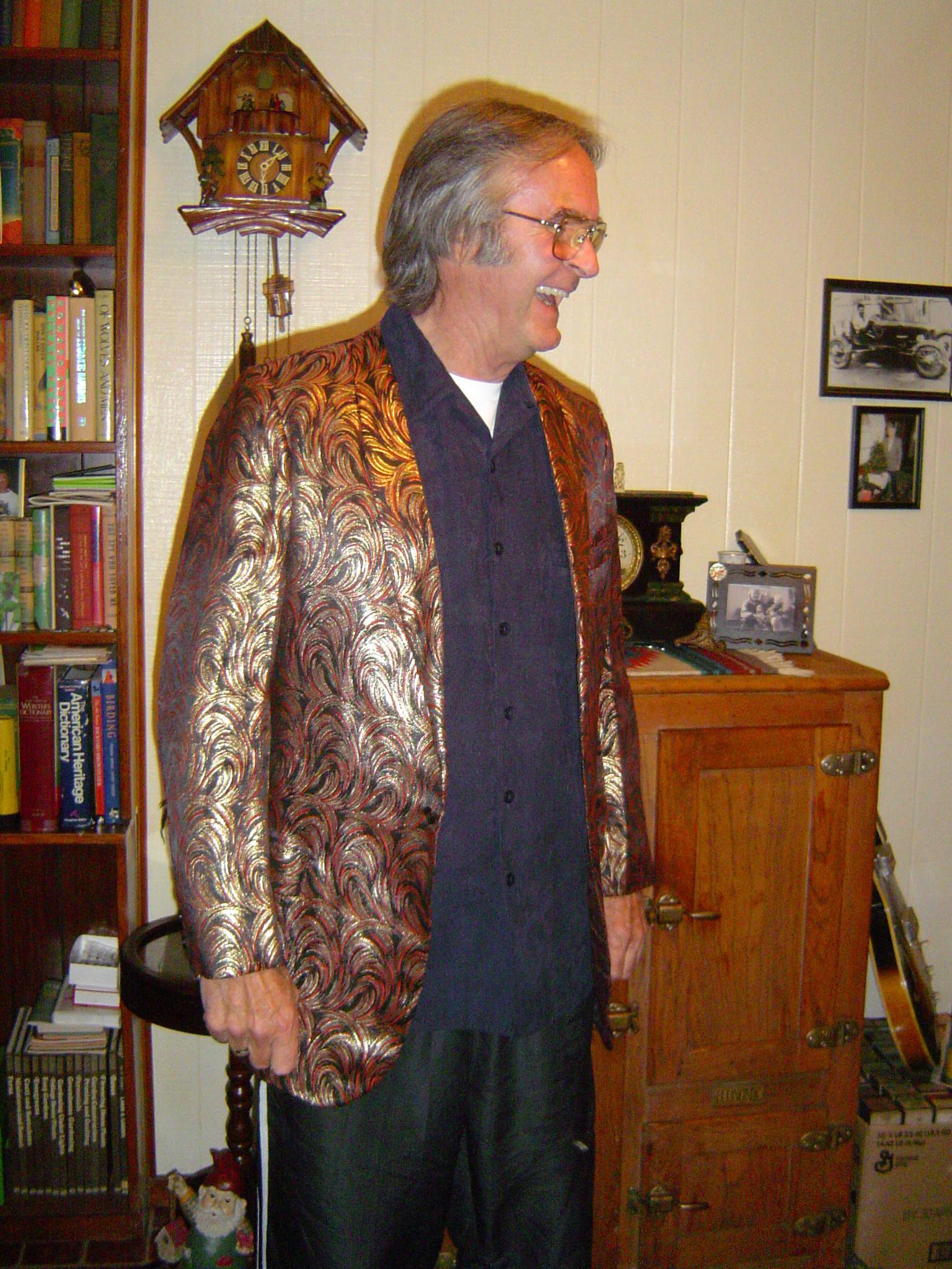 Willy, the man and the coat.