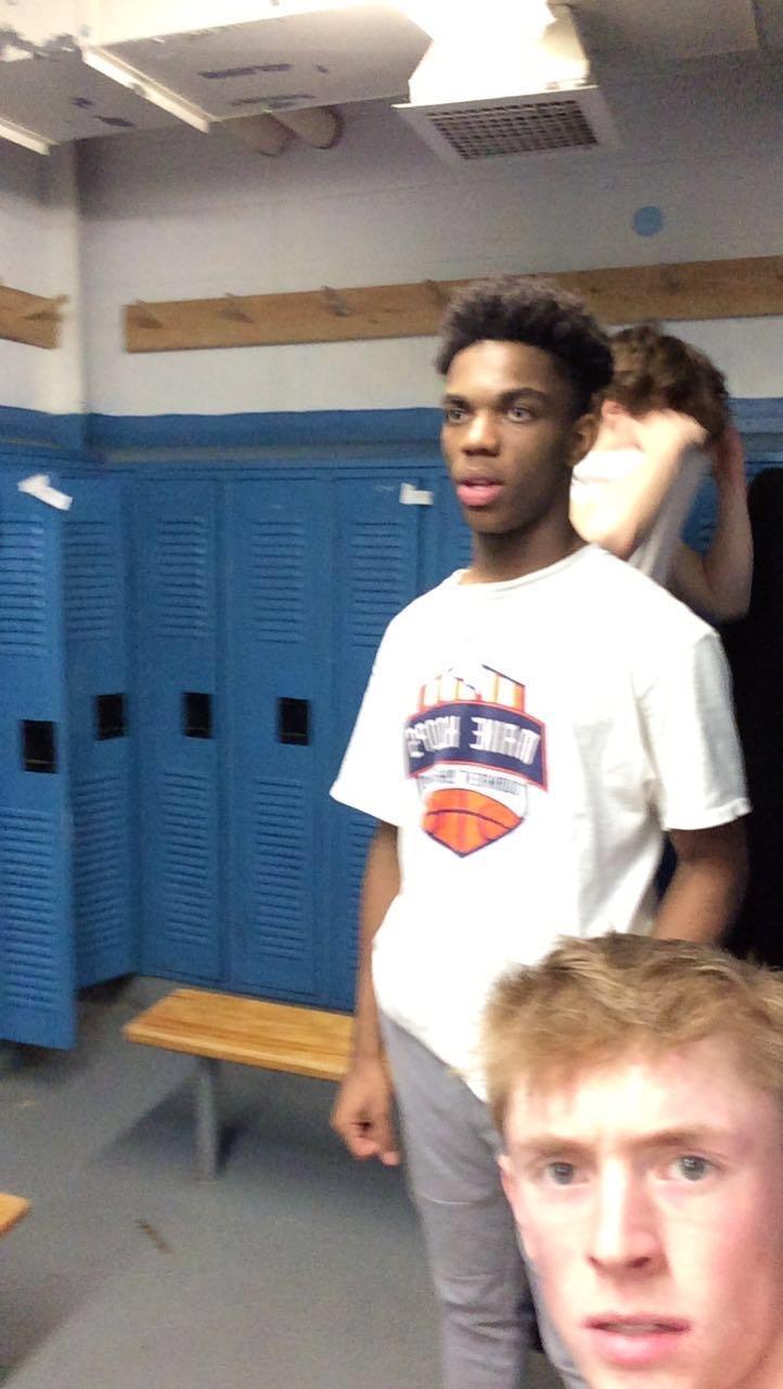 Locker room talks with bishop…