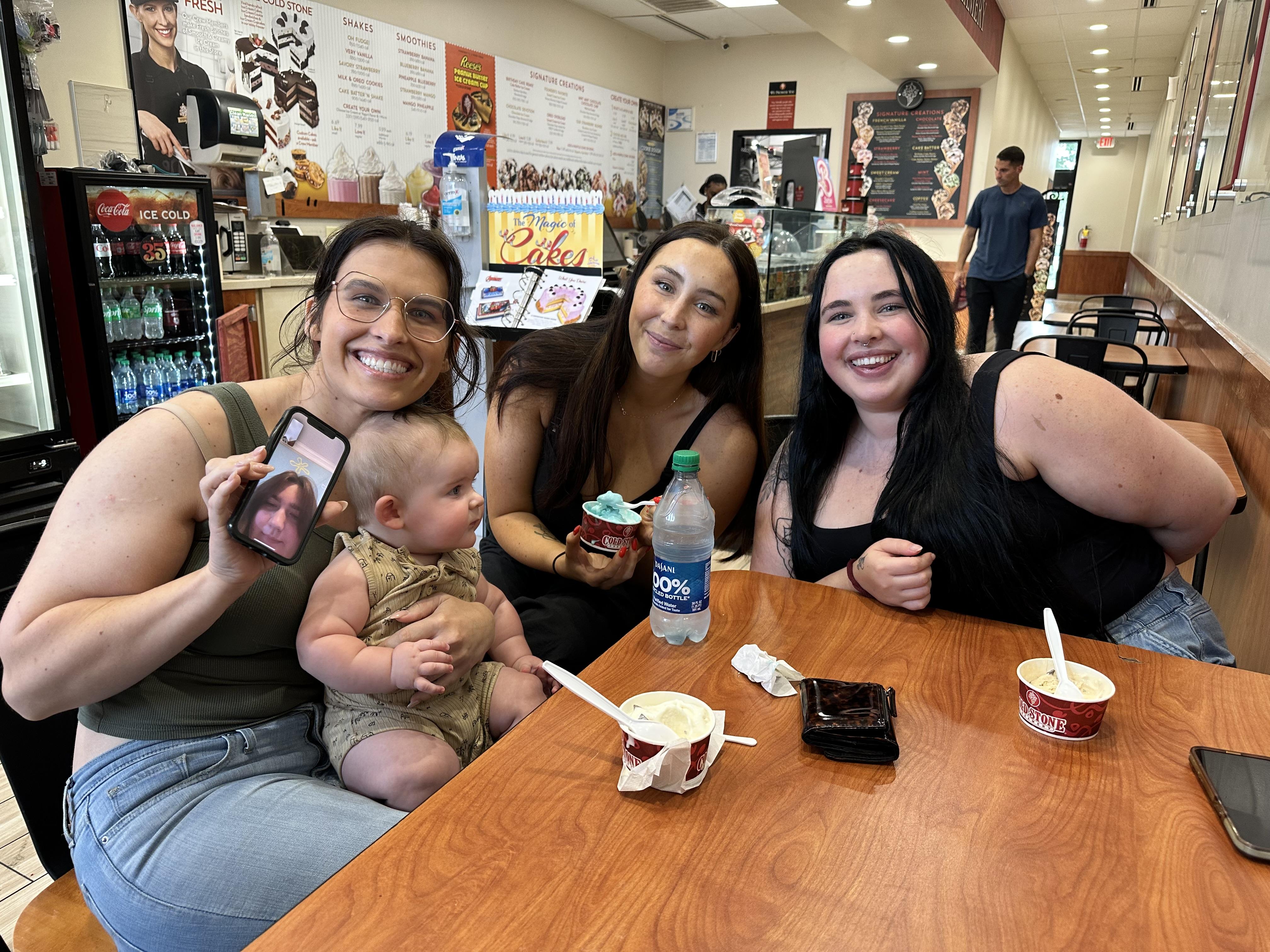 Aunts and ice cream go togeth…