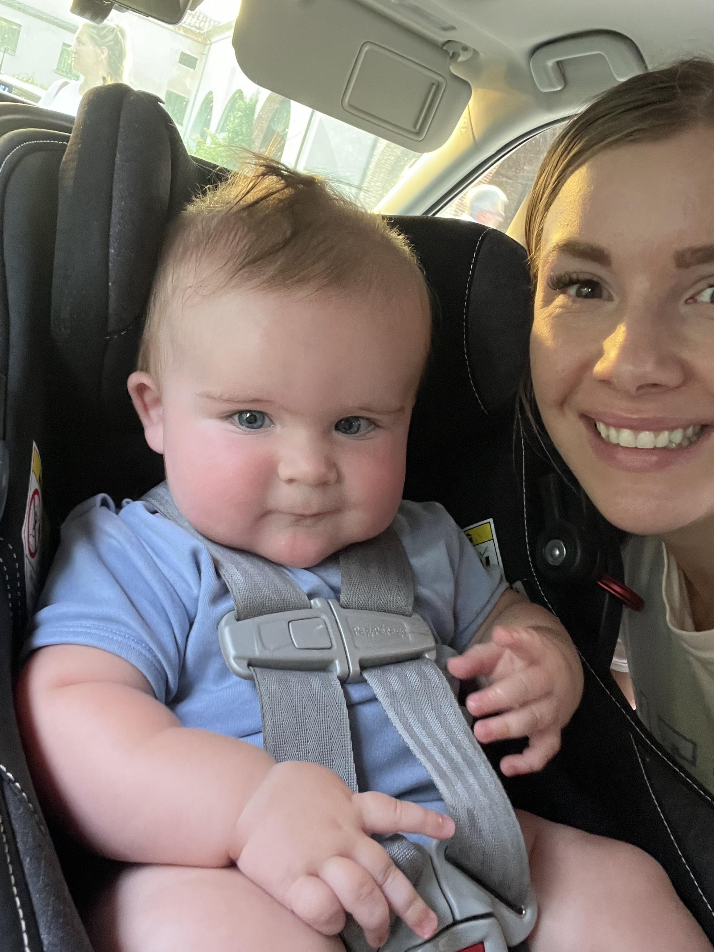Meeting my perfect nephew for…