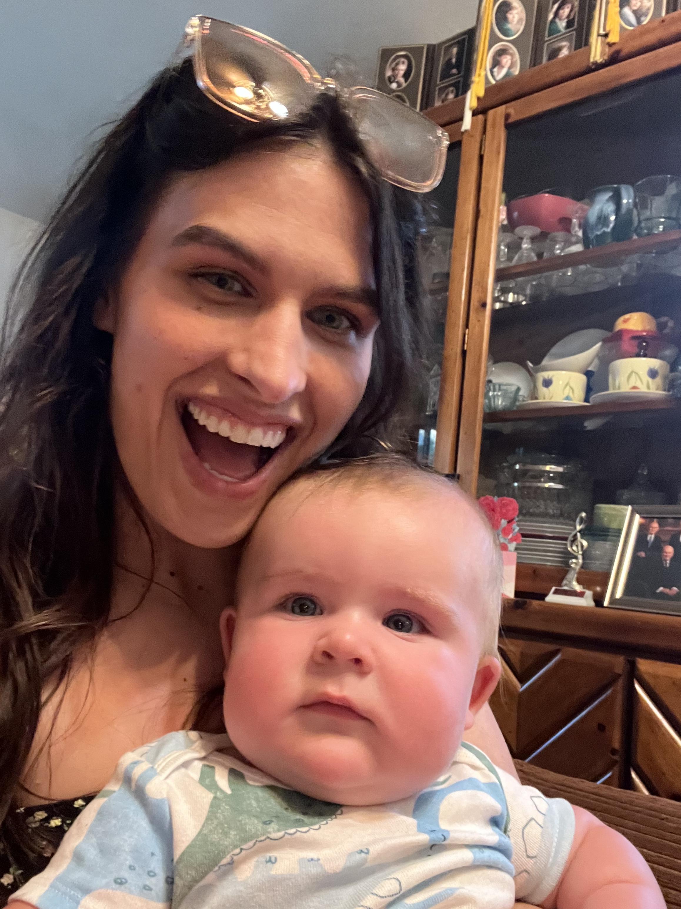 Trying to get him to look at …