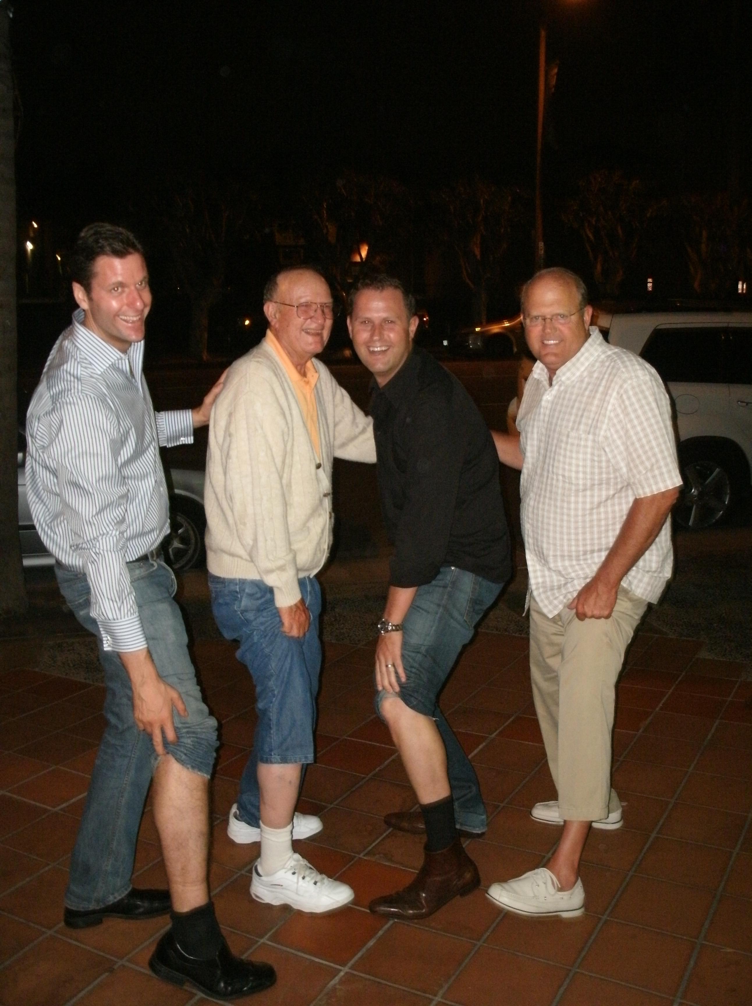 Gene and the boys showing a l…