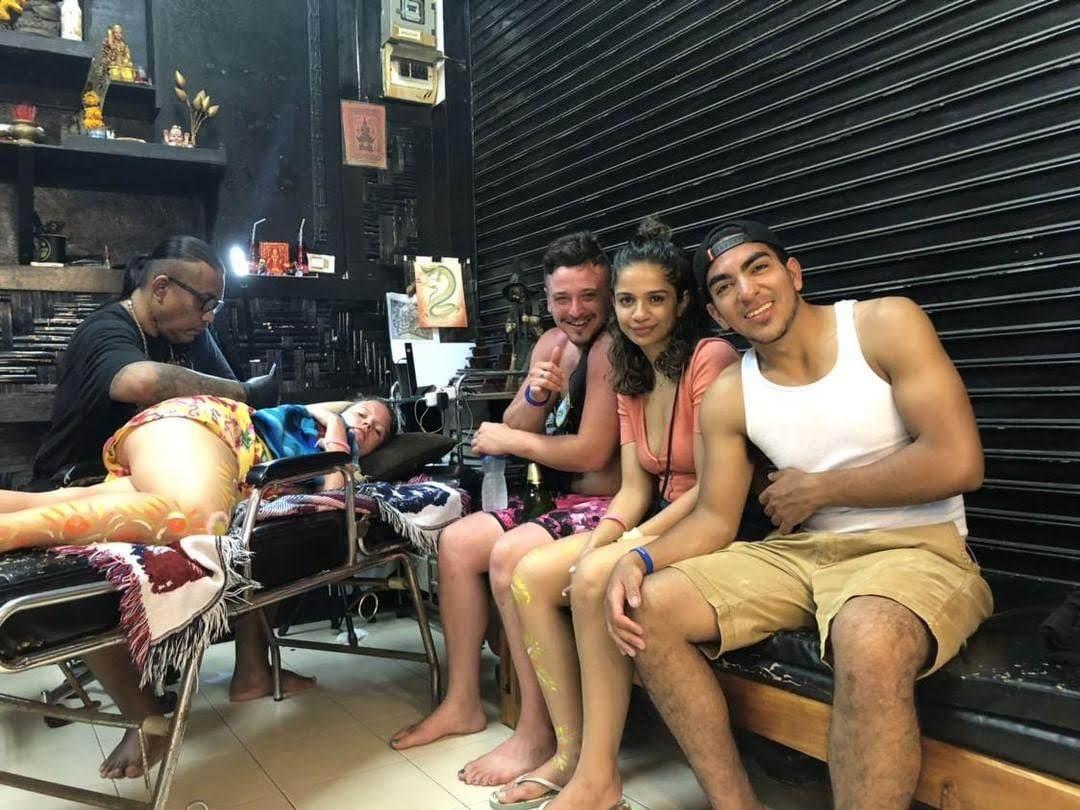 When we got our tattoos toget…