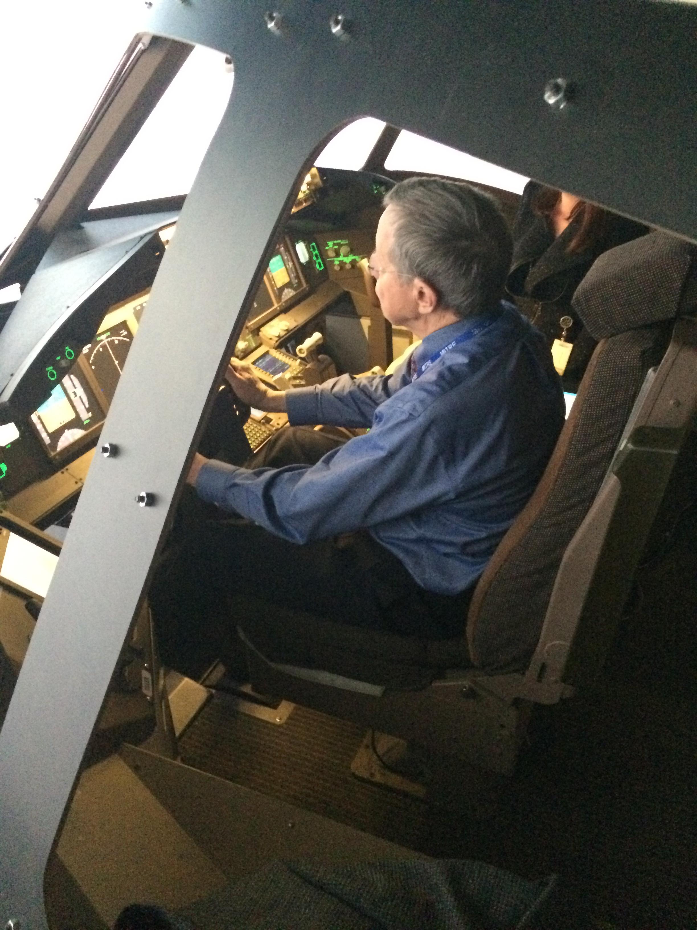 Mastering a flight simulator
