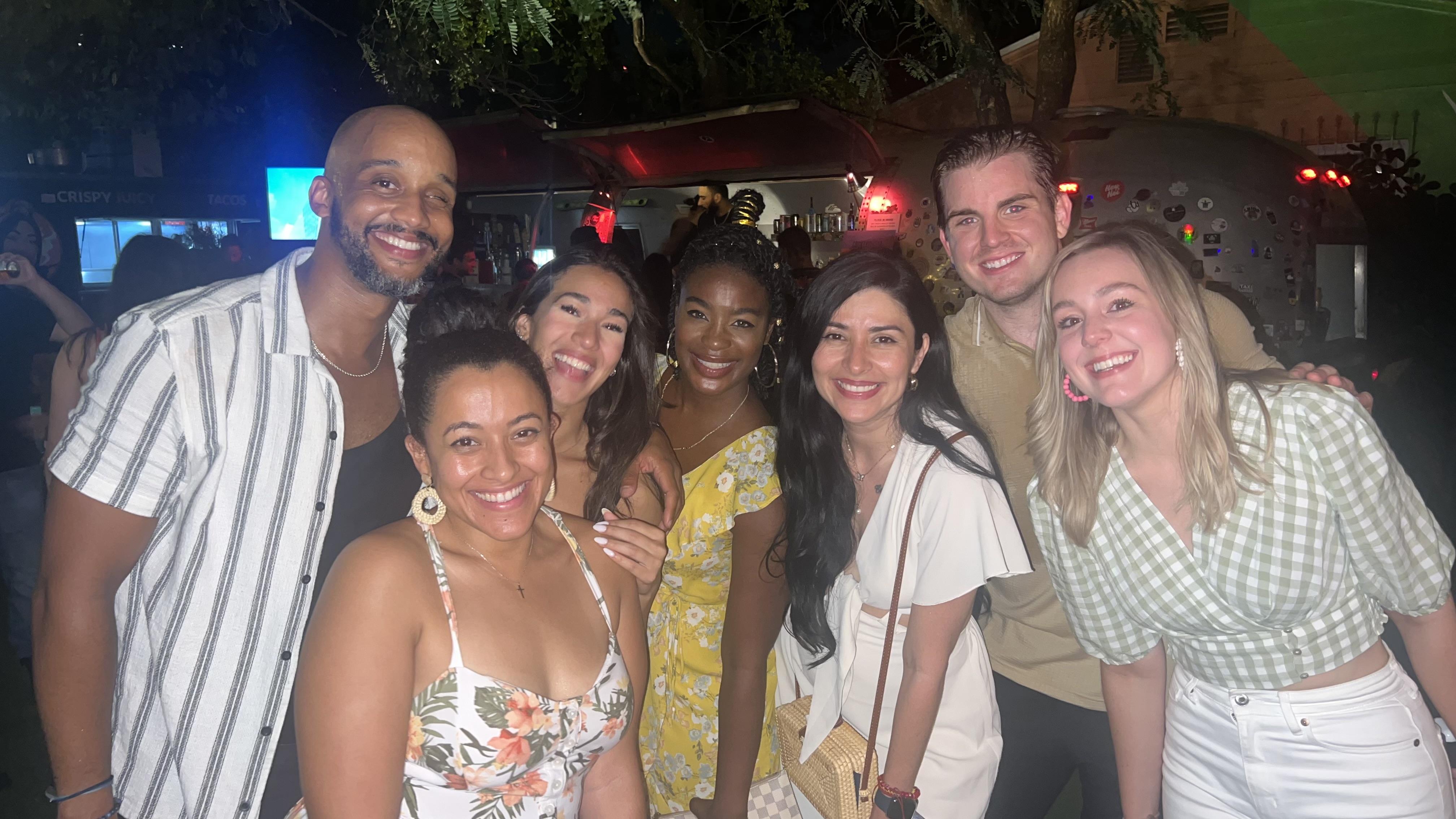 A night out with friends. Eva…