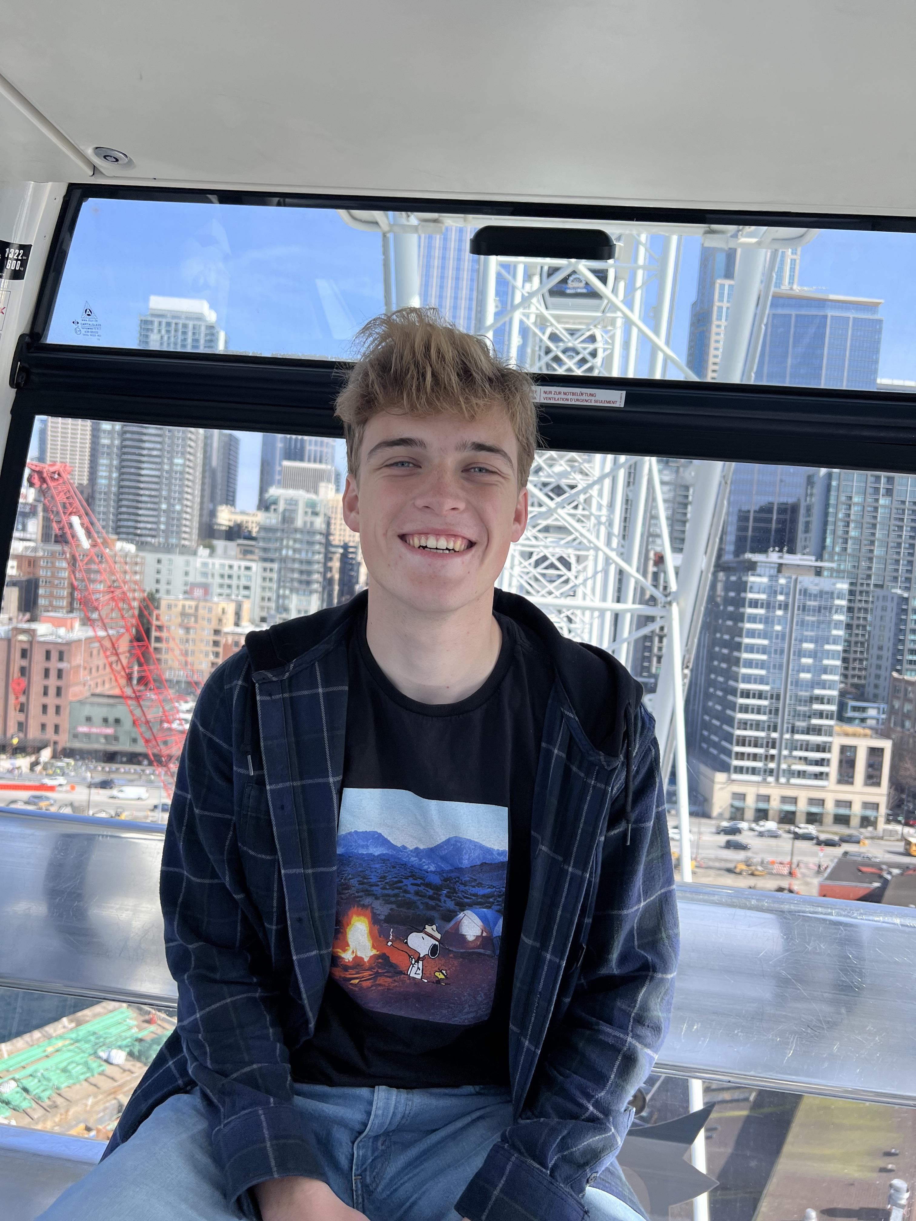 A ferris wheel with a view!