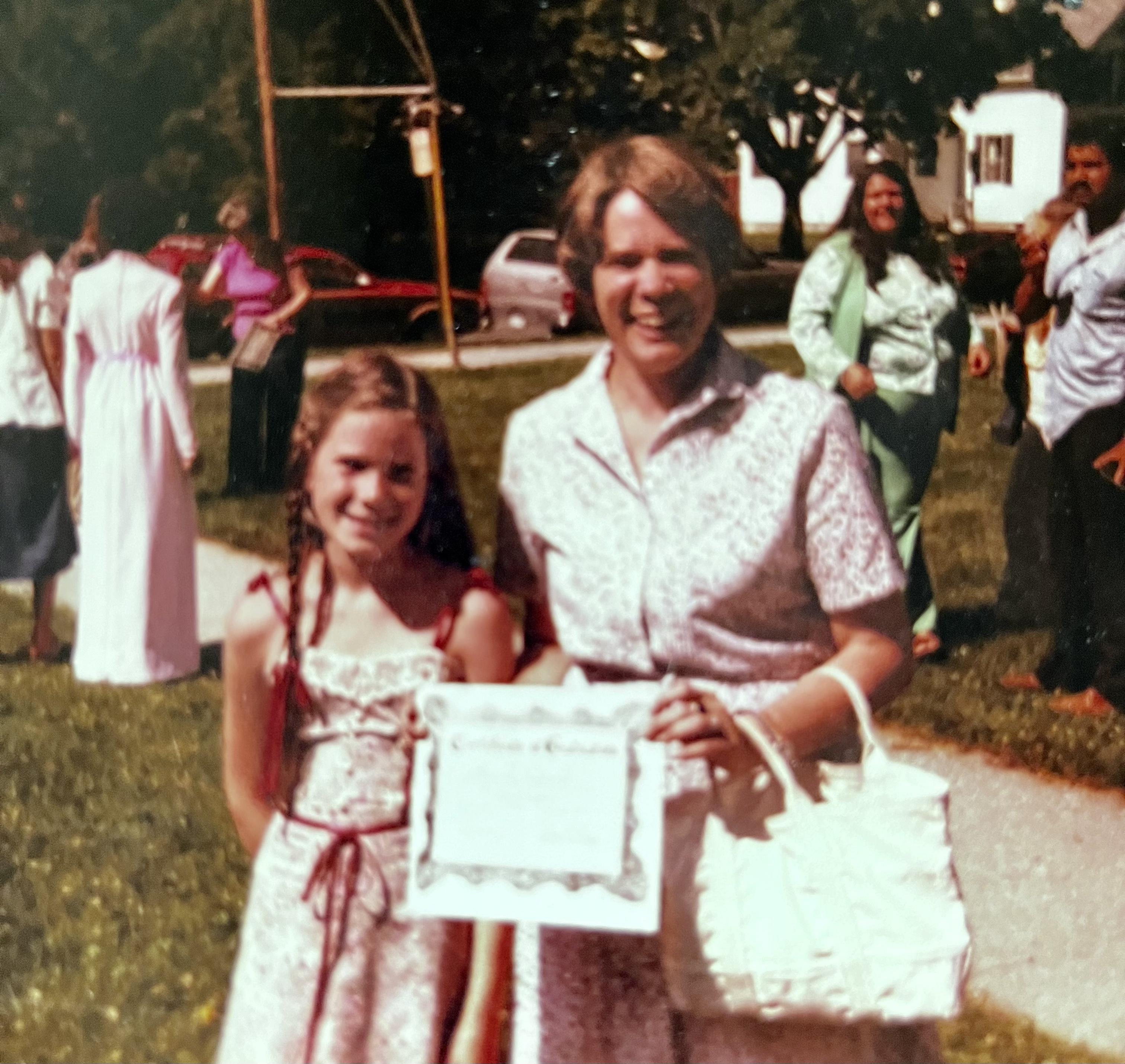 My  sixth grade graduation