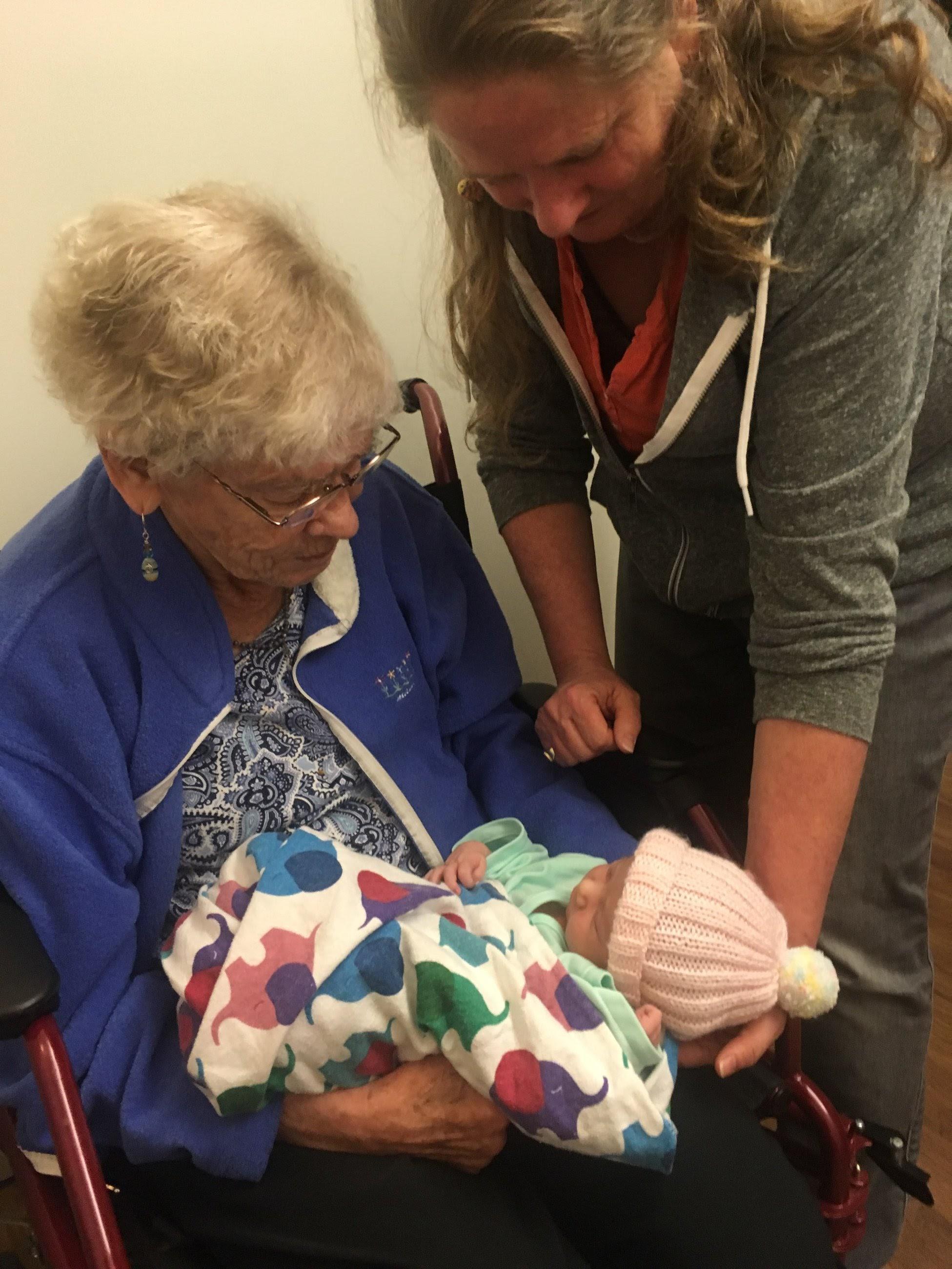 Mom welcomes her first  great…