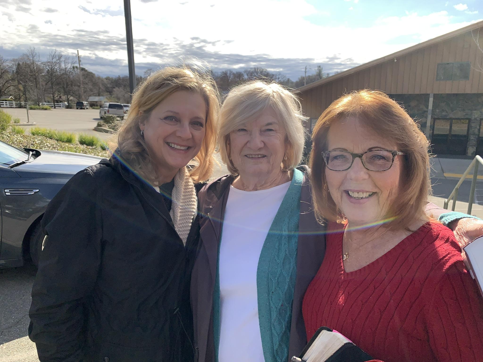 Hugs after Church