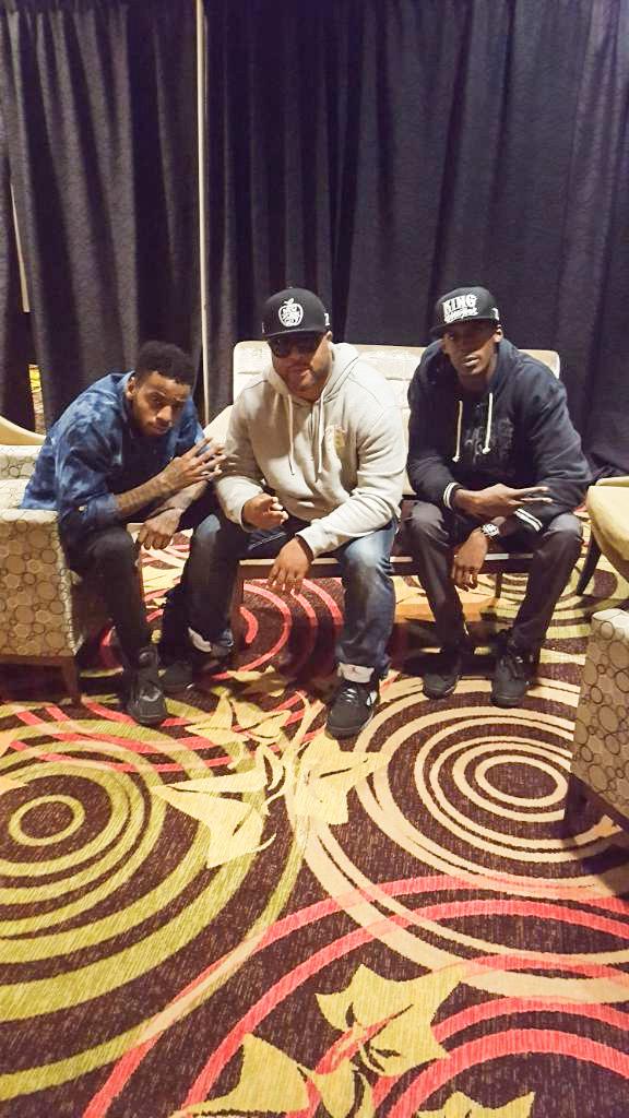 w/ cuz Scrap & Lil B Sure…