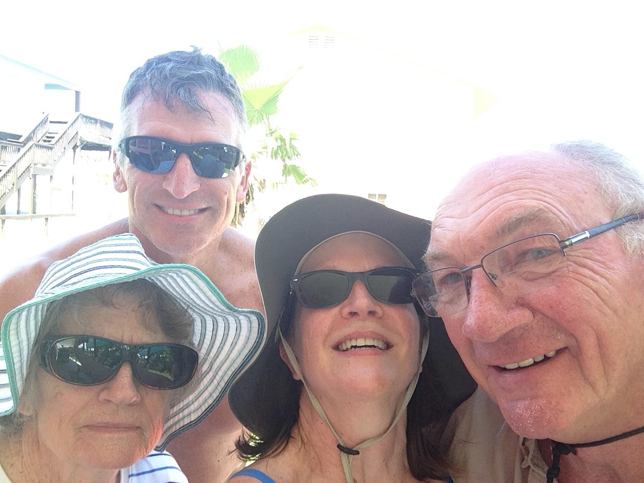 Family beach trip