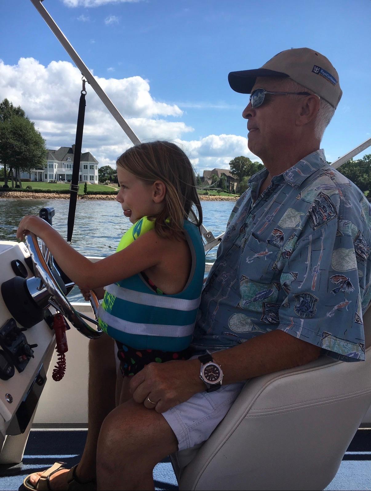 Great niece Annabel and Uncle…