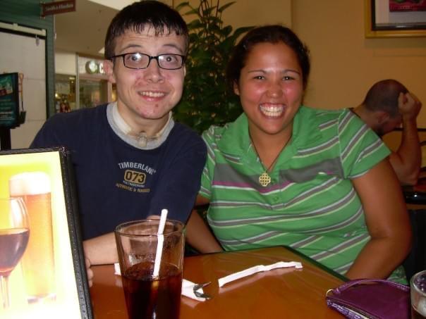 Paul and Jennifer out to lunch
