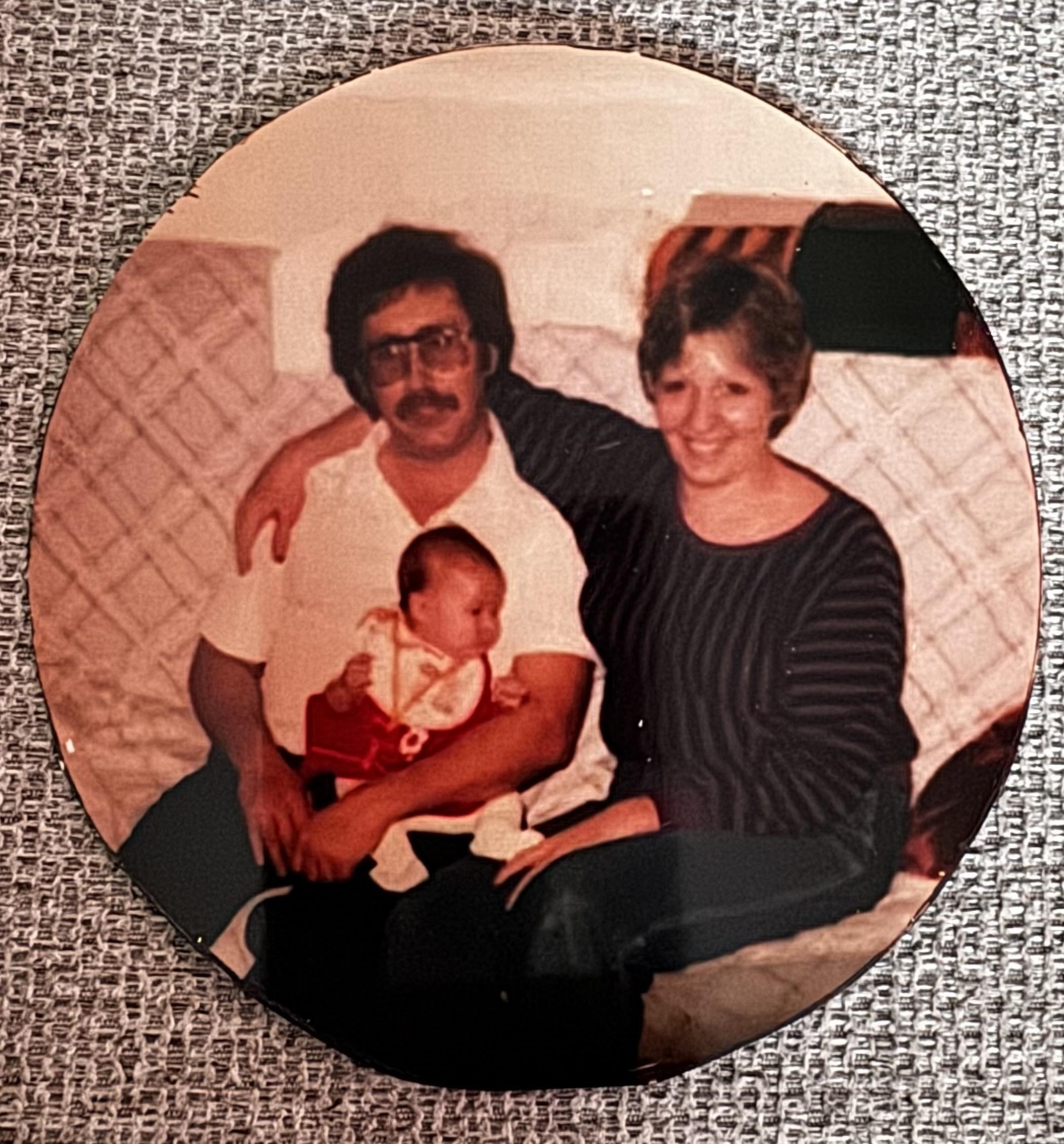 Mom, Dad, Baby Krystle