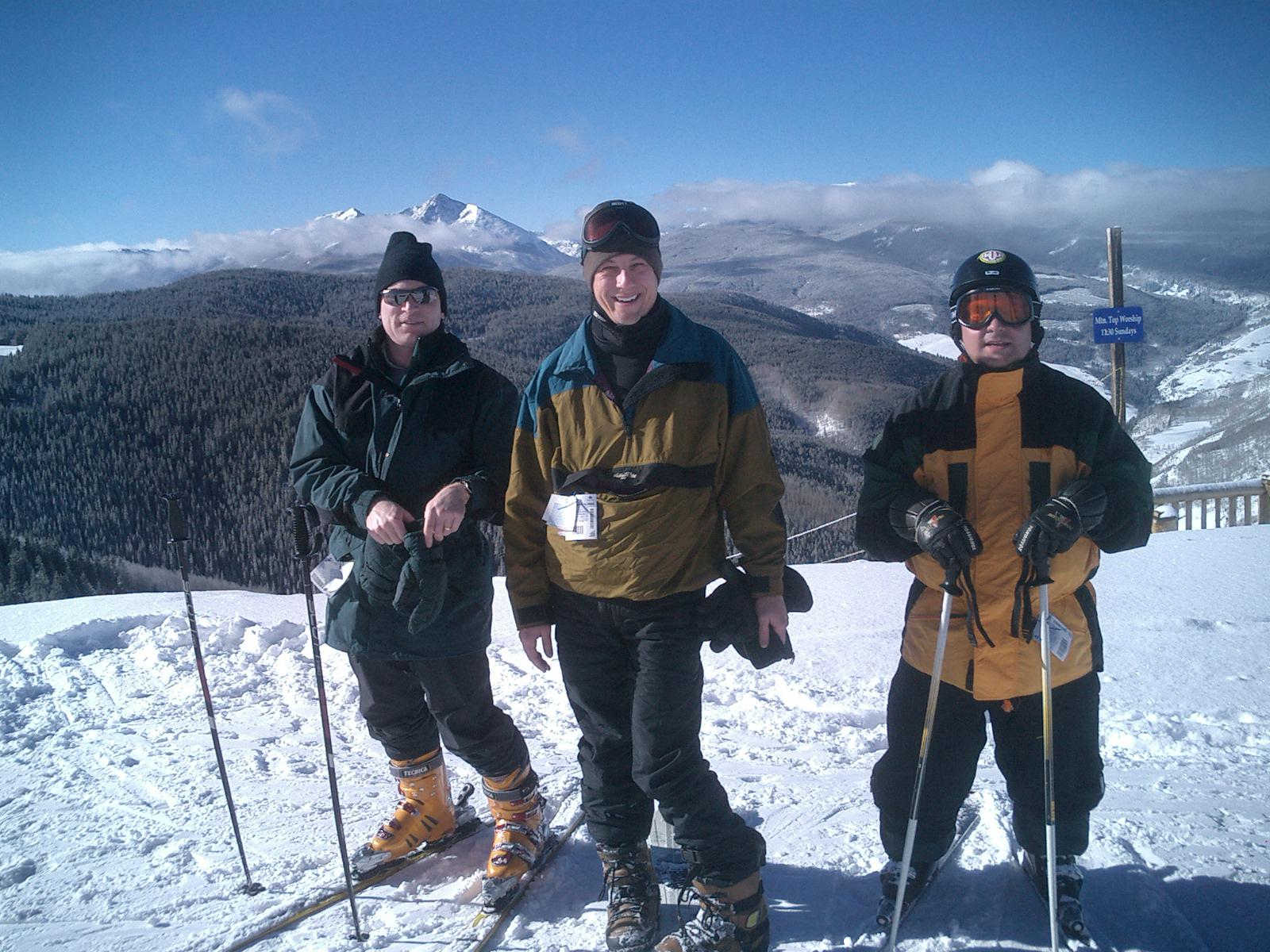 Ski trip after snowmobiling -…