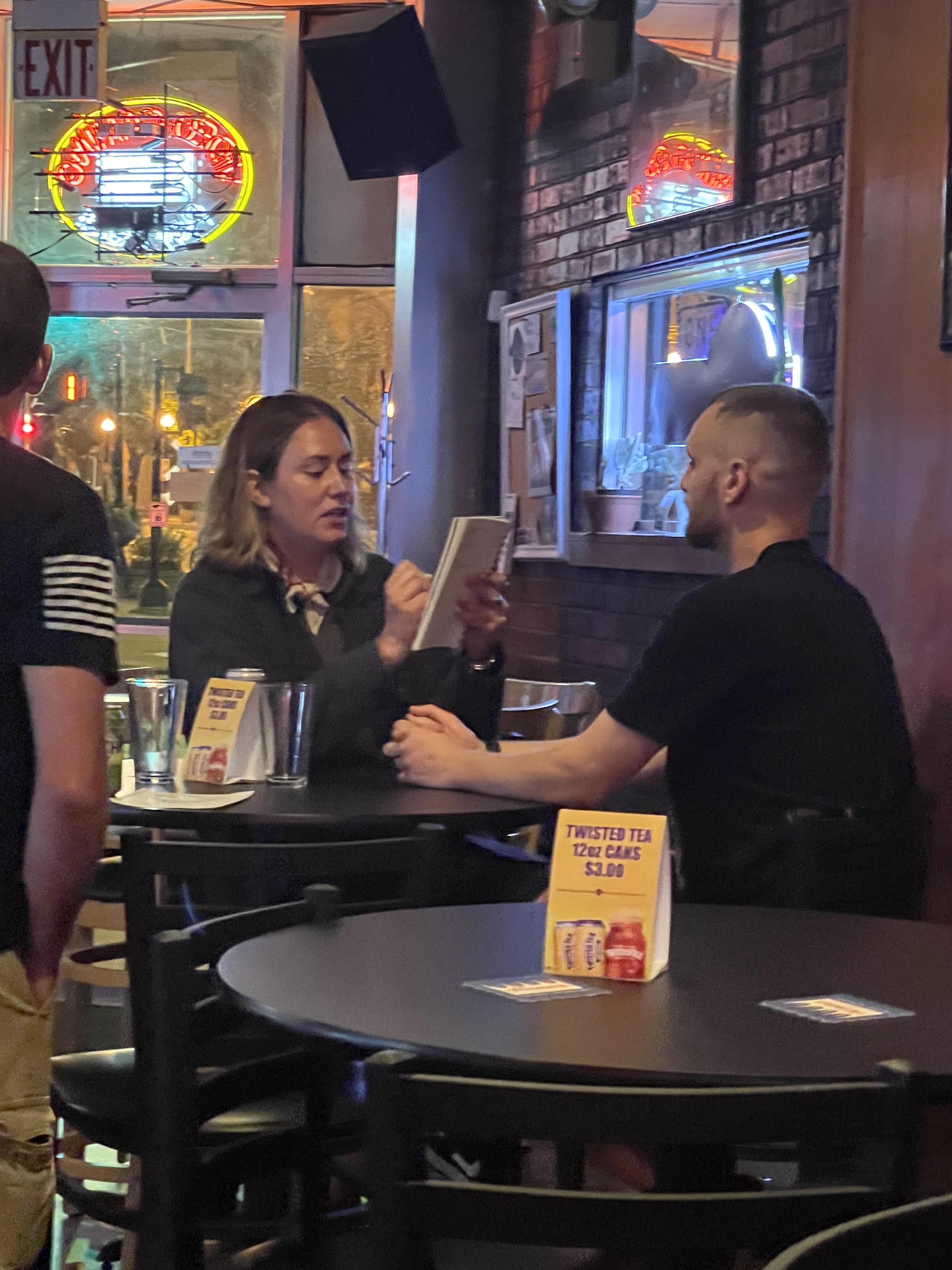 Drawing rando people that cam…