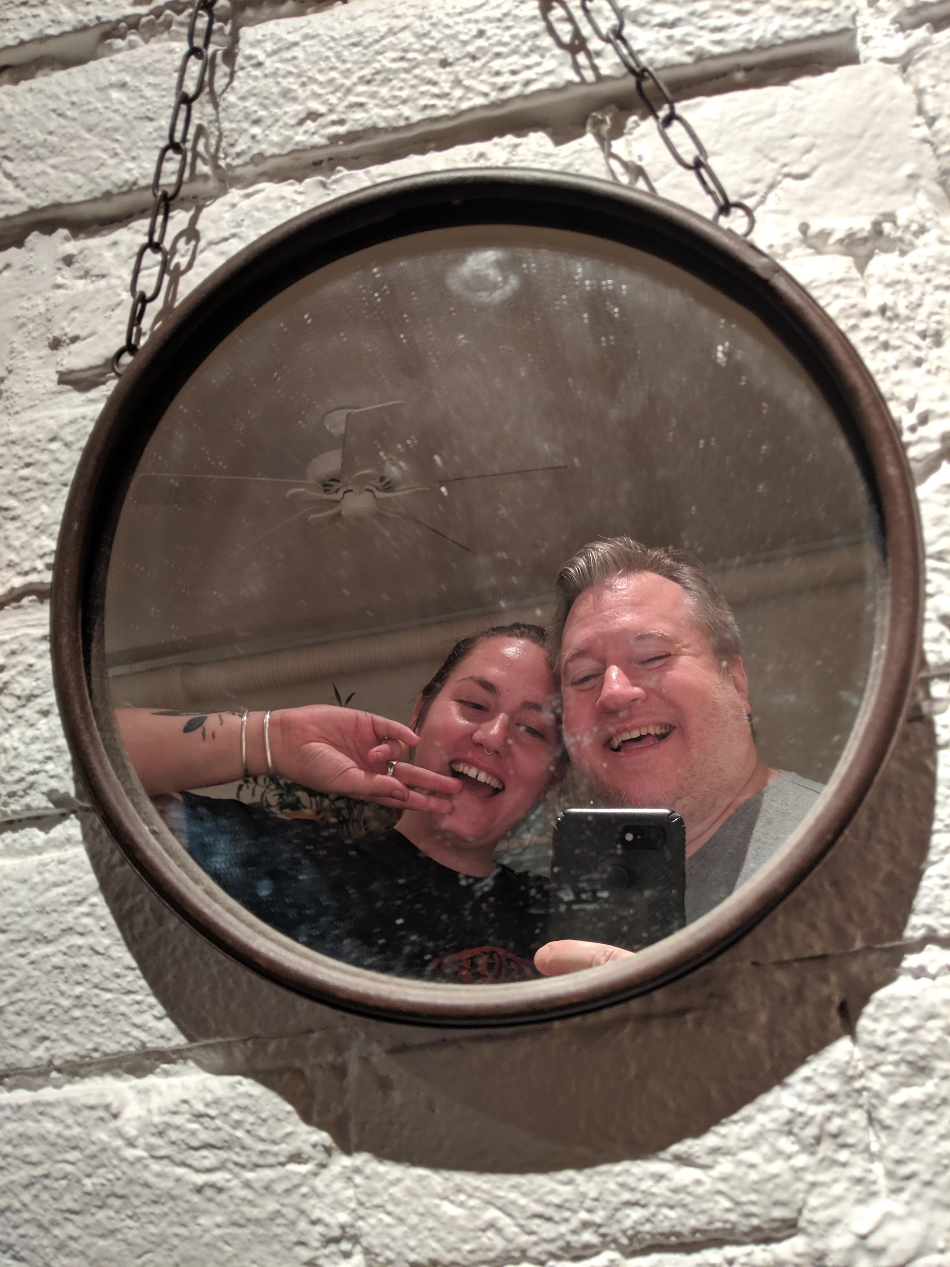 Carly and Neil at her apartme…