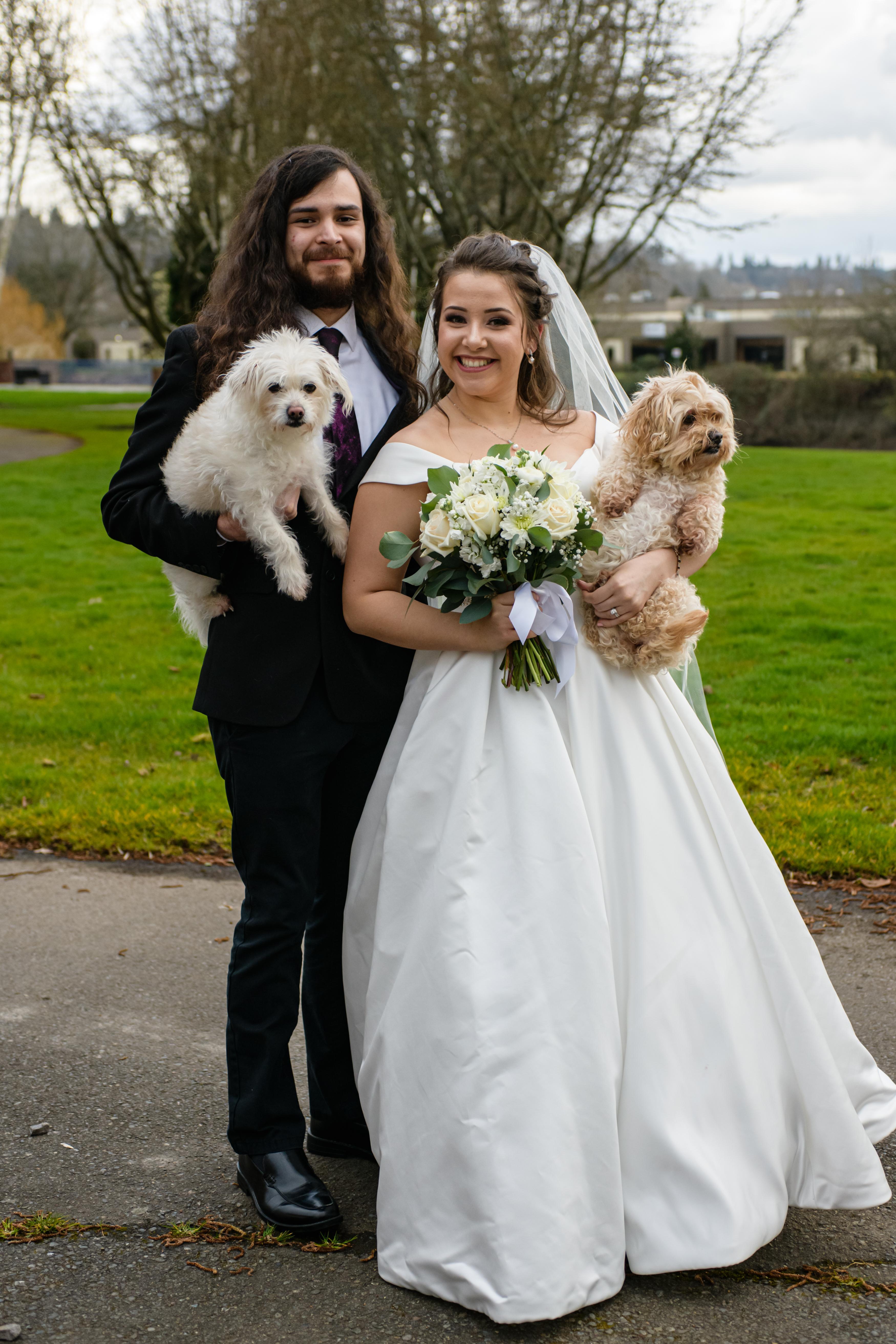 For my wedding, dogs weren't …