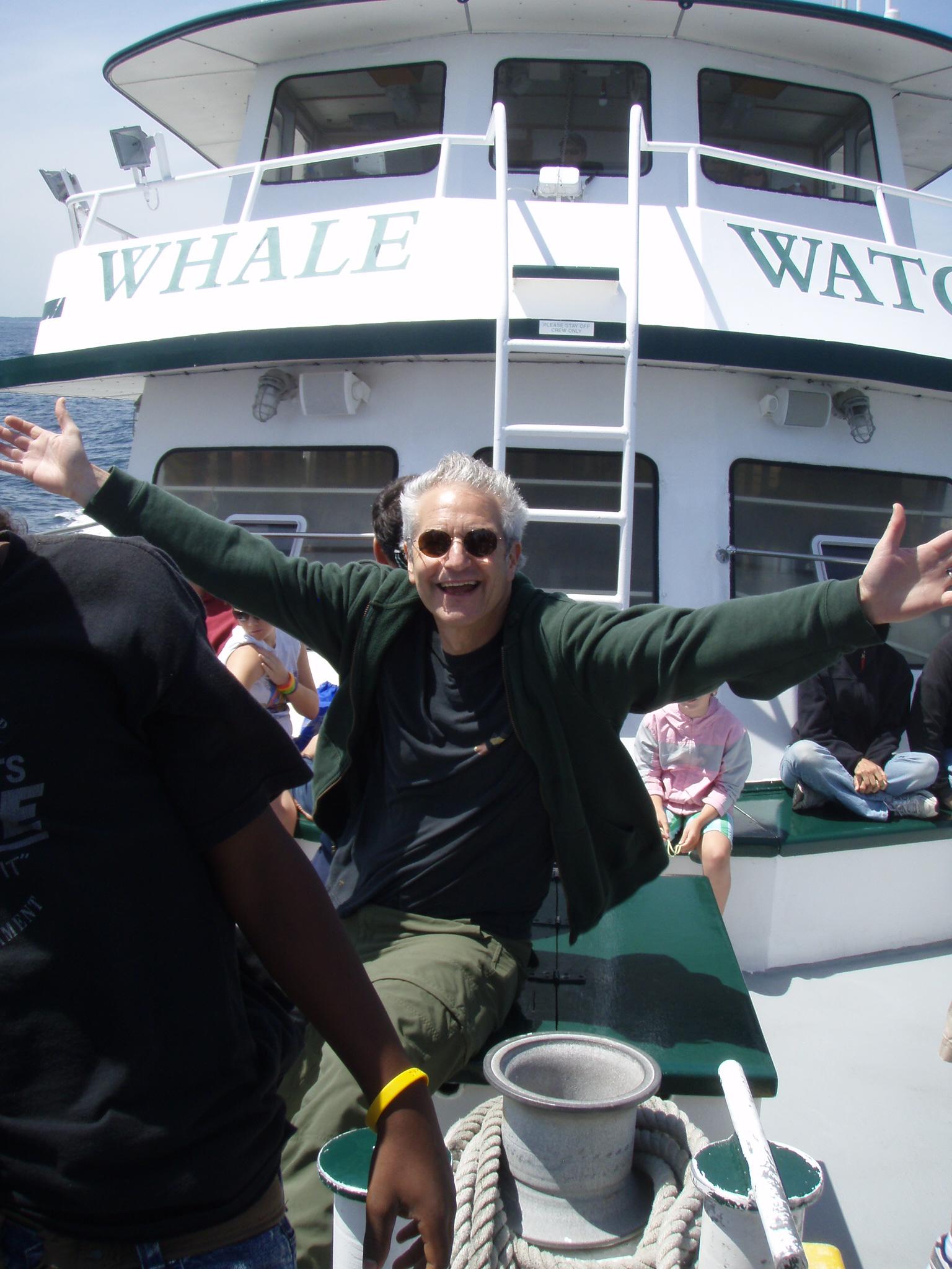Andy on Cape Ann Whale watch …
