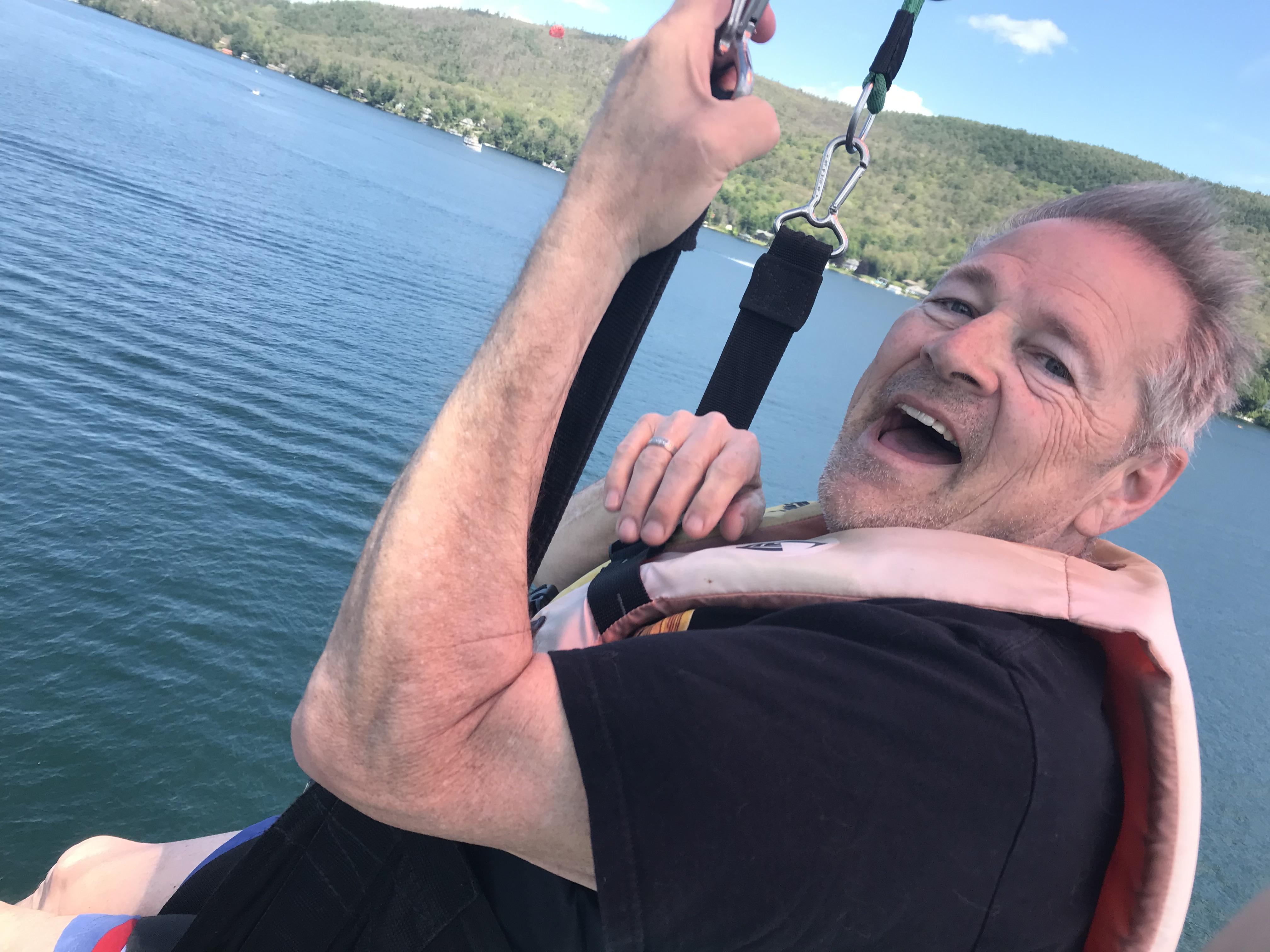 I got Bill parasailing!