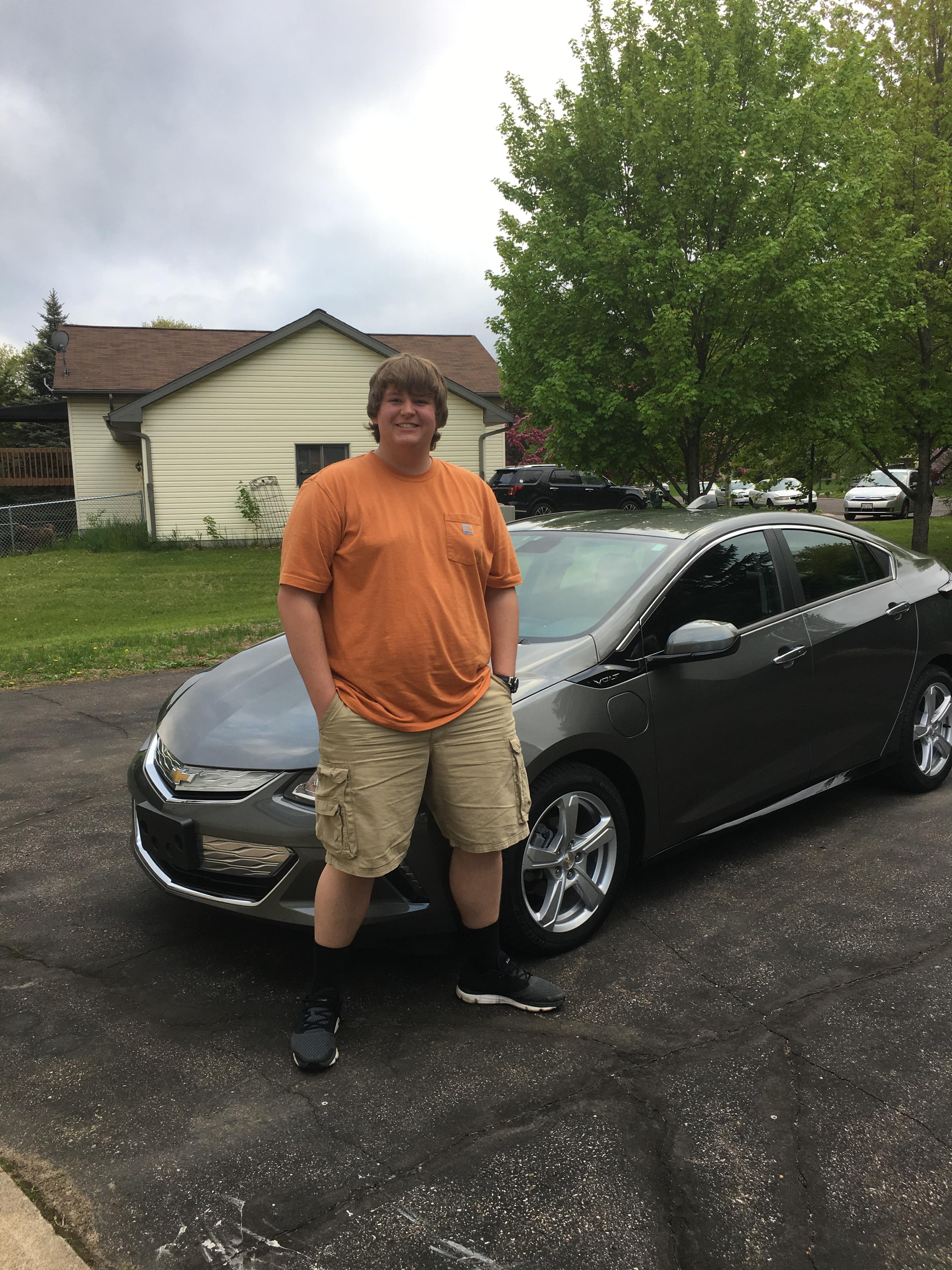 Spencer posing with his first…